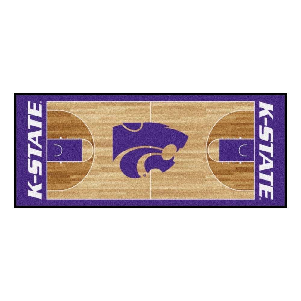 FANMATS NCAA Kansas State University Wildcats Nylon Face Carpet Car Mat