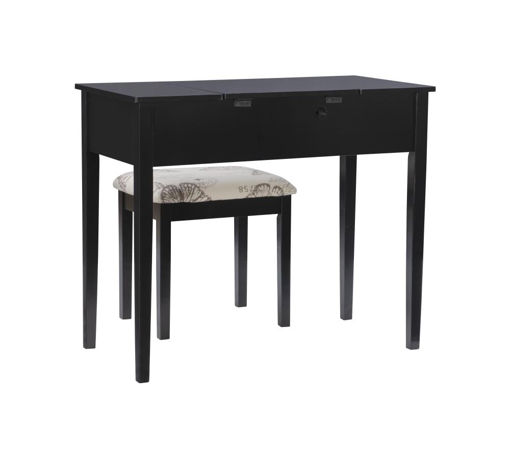 Linon 98135BLKX-01-KD-U Bedroom-Vanities - View #4