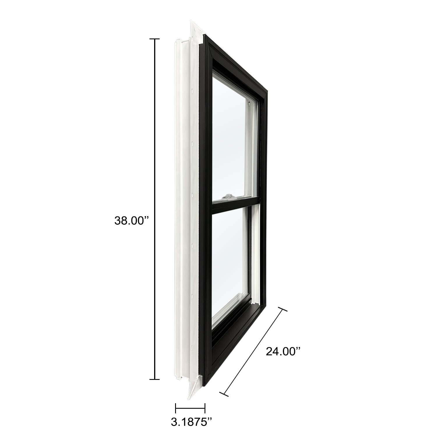 United Window & Door 59DH3246LSNFBLWH Double-Hung-Windows - View #12