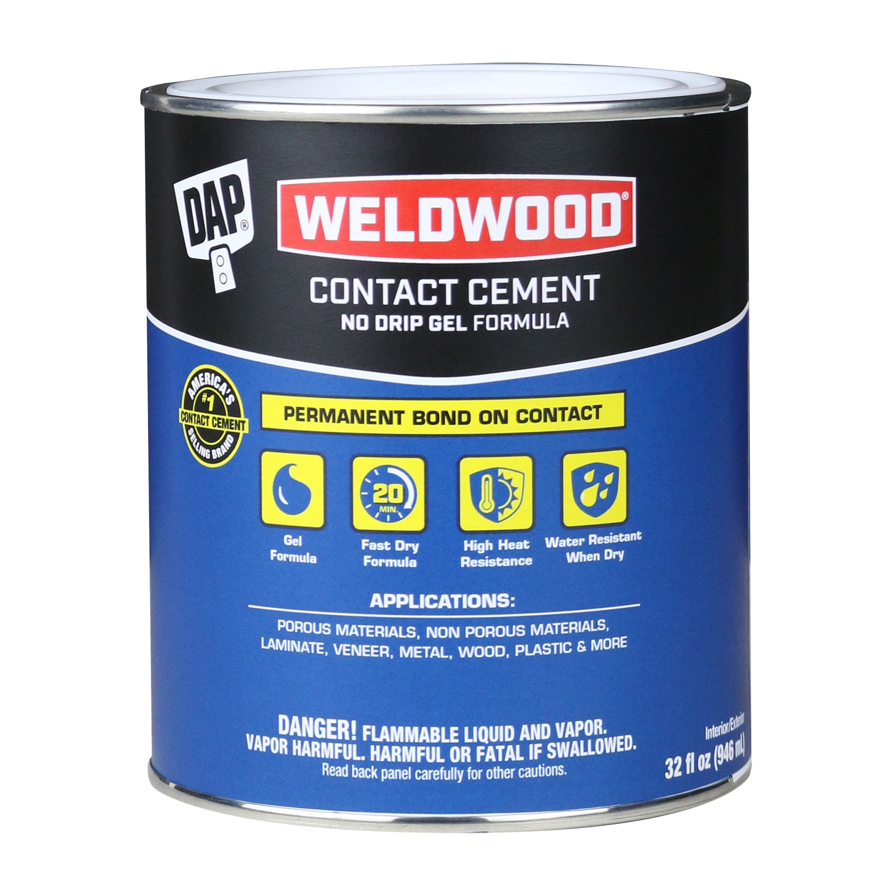 Generic DAP 00107 Weldwood Original Contact Cement,3 oz - 3 Pack
