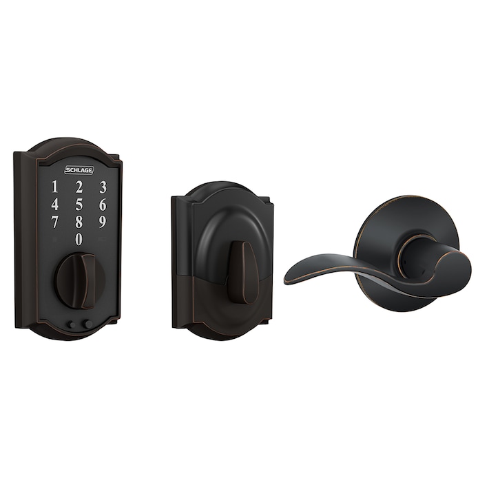 Schlage Accent Aged Bronze Privacy Lockset ANSI Grade 2 1-3/4 in. Schlage Accent Aged Bronze Privacy Lockset ANSI Grade 2 1-3/4 in.