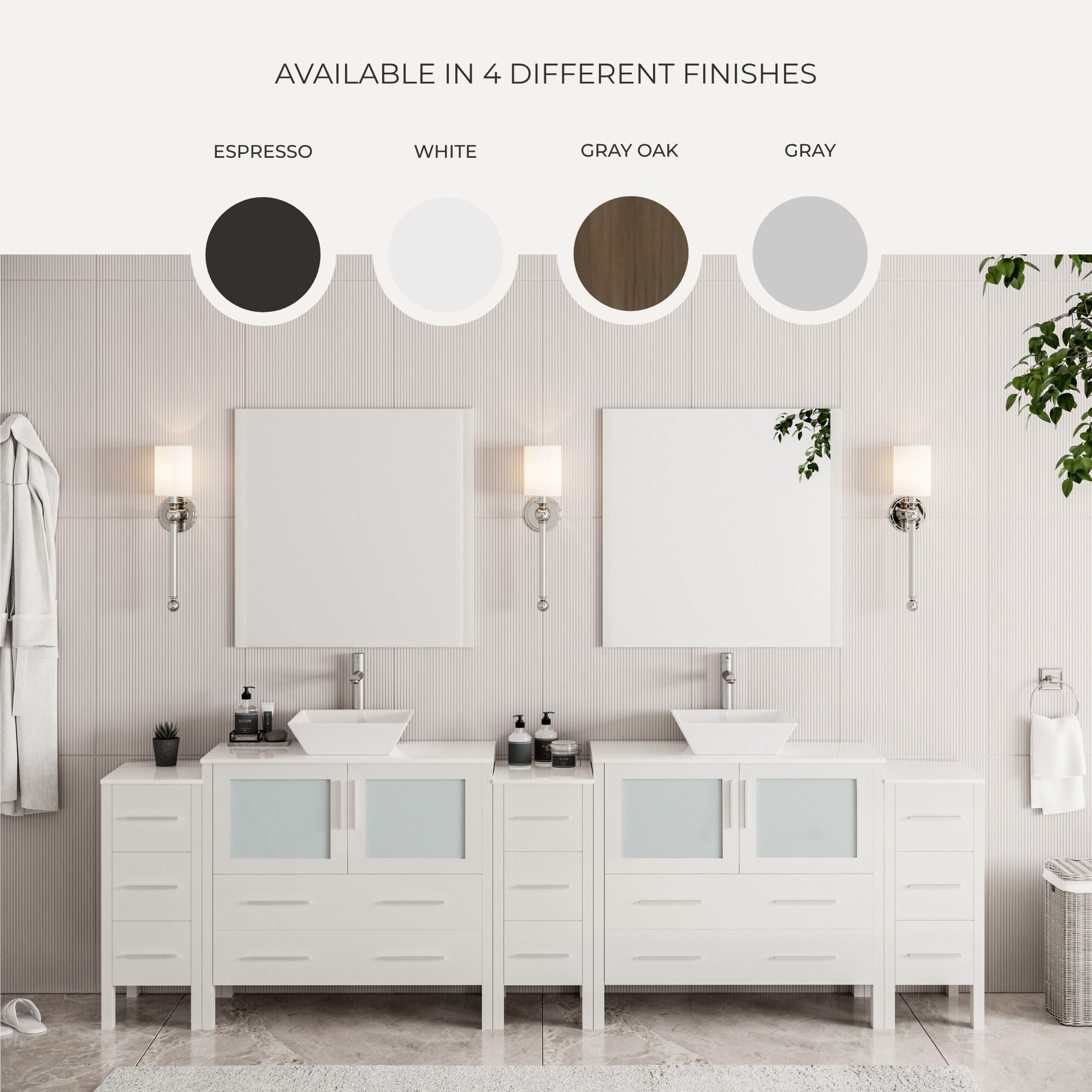 Fresca FVN62-123012WH-VSL Bath-Vanity-Combo - View #6