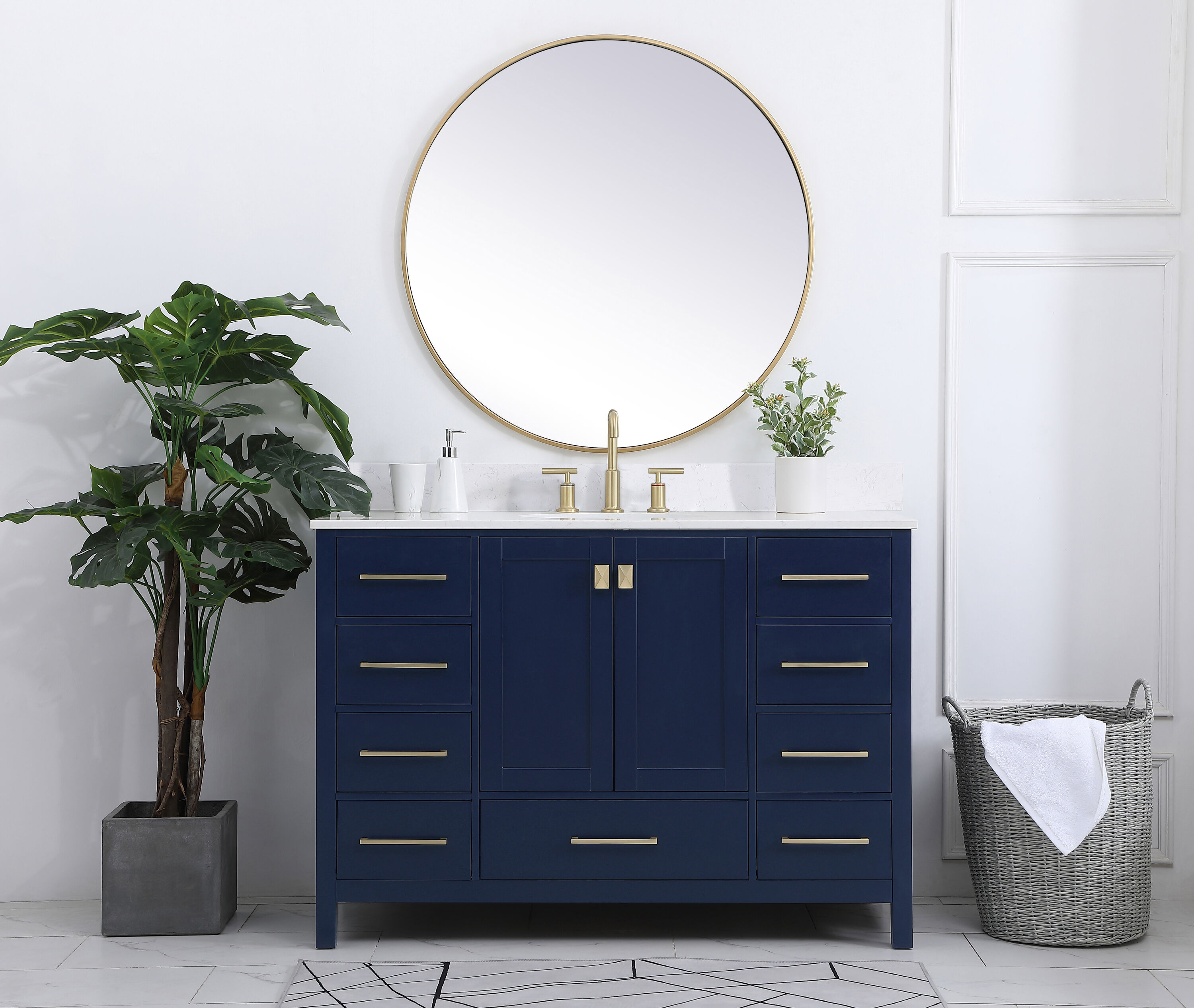 Elegant Decor HF56544BL Bath-Vanity-Combo - View #8