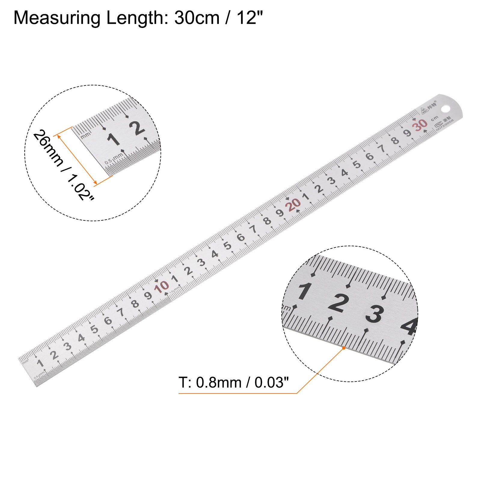 Harfington S25112701UX6125 Tape-Measures - View #2