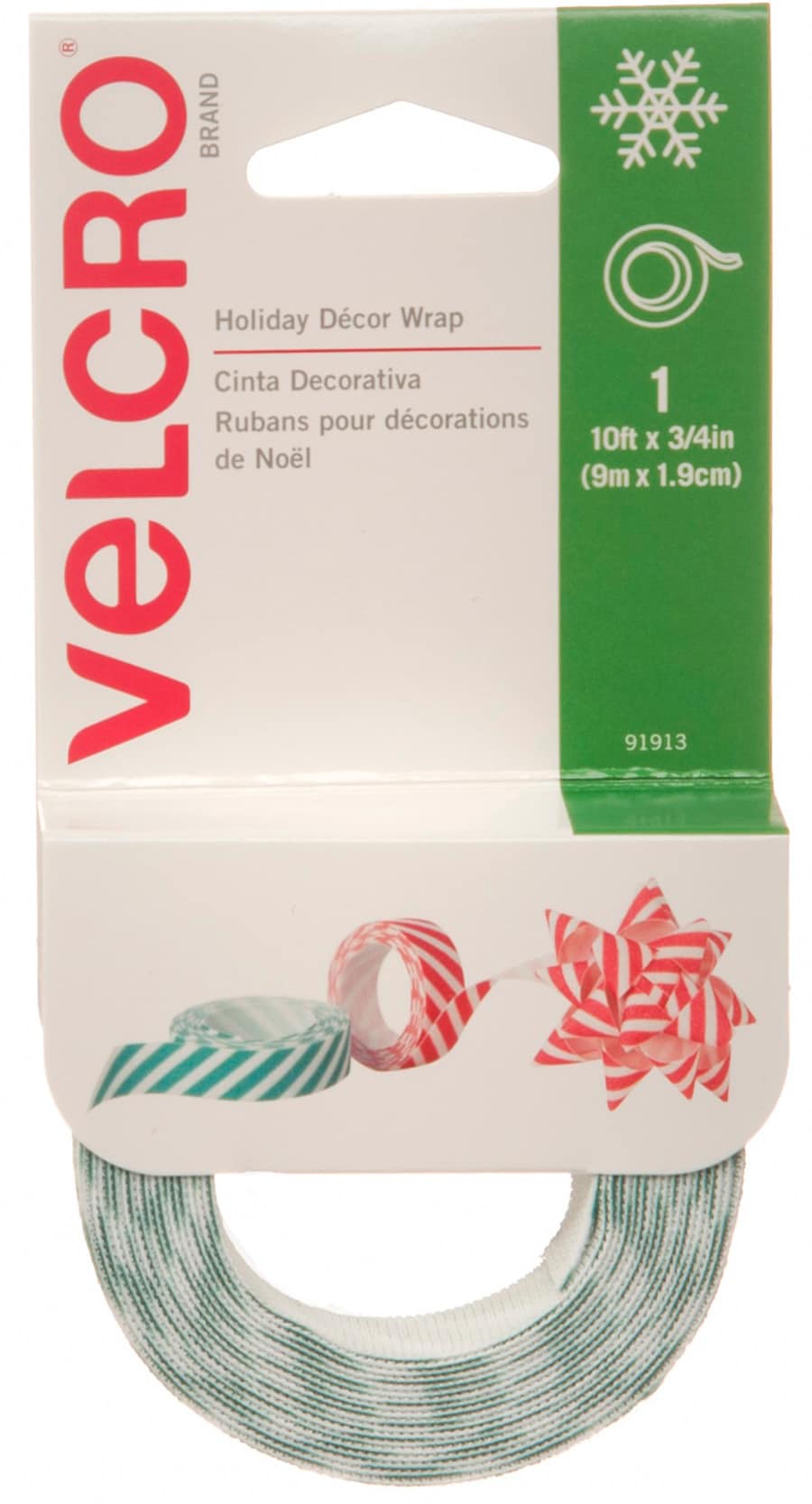 VELCRO Brand 120-in Eco Collection Tape 10Ft X 7/8In Hook and Loop