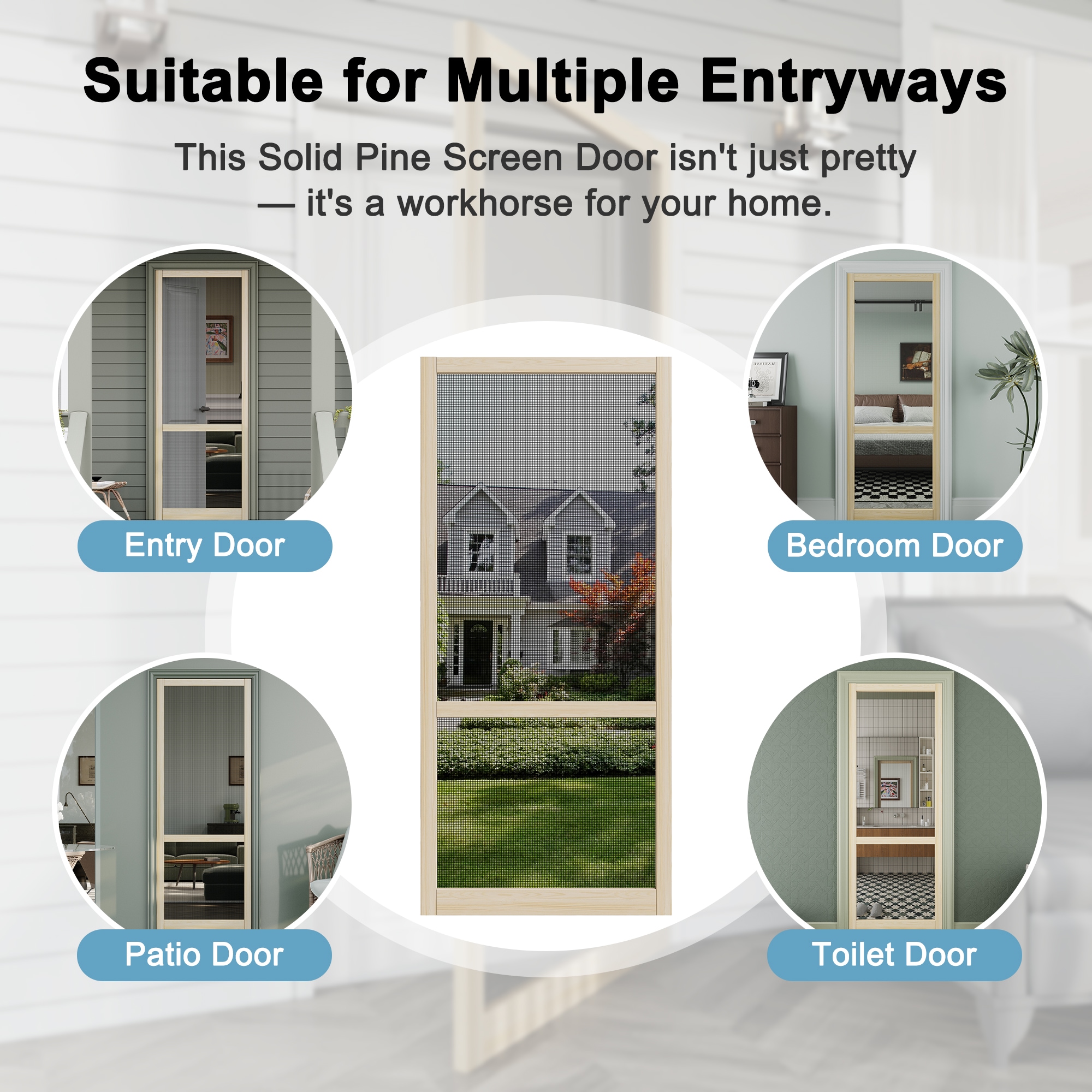 JUJUBON EX-SDPN-R-2L-36 Screen-Doors - View #5