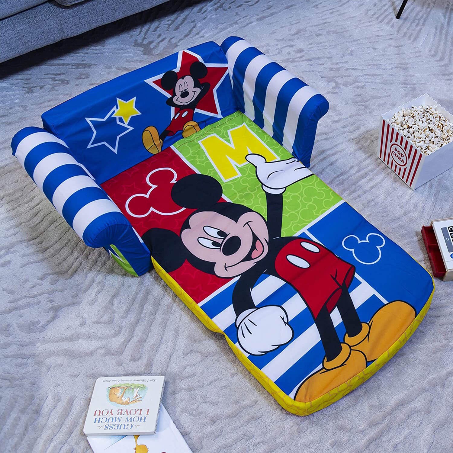 Mickey mouse deals flip open sofa