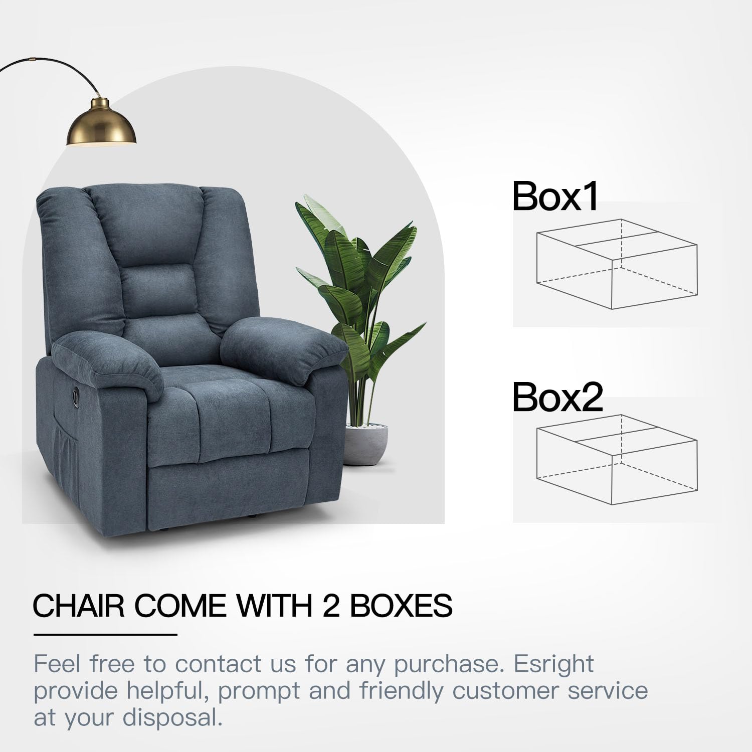 AECOJOY 13011UBU-LS01 recliners - View #5