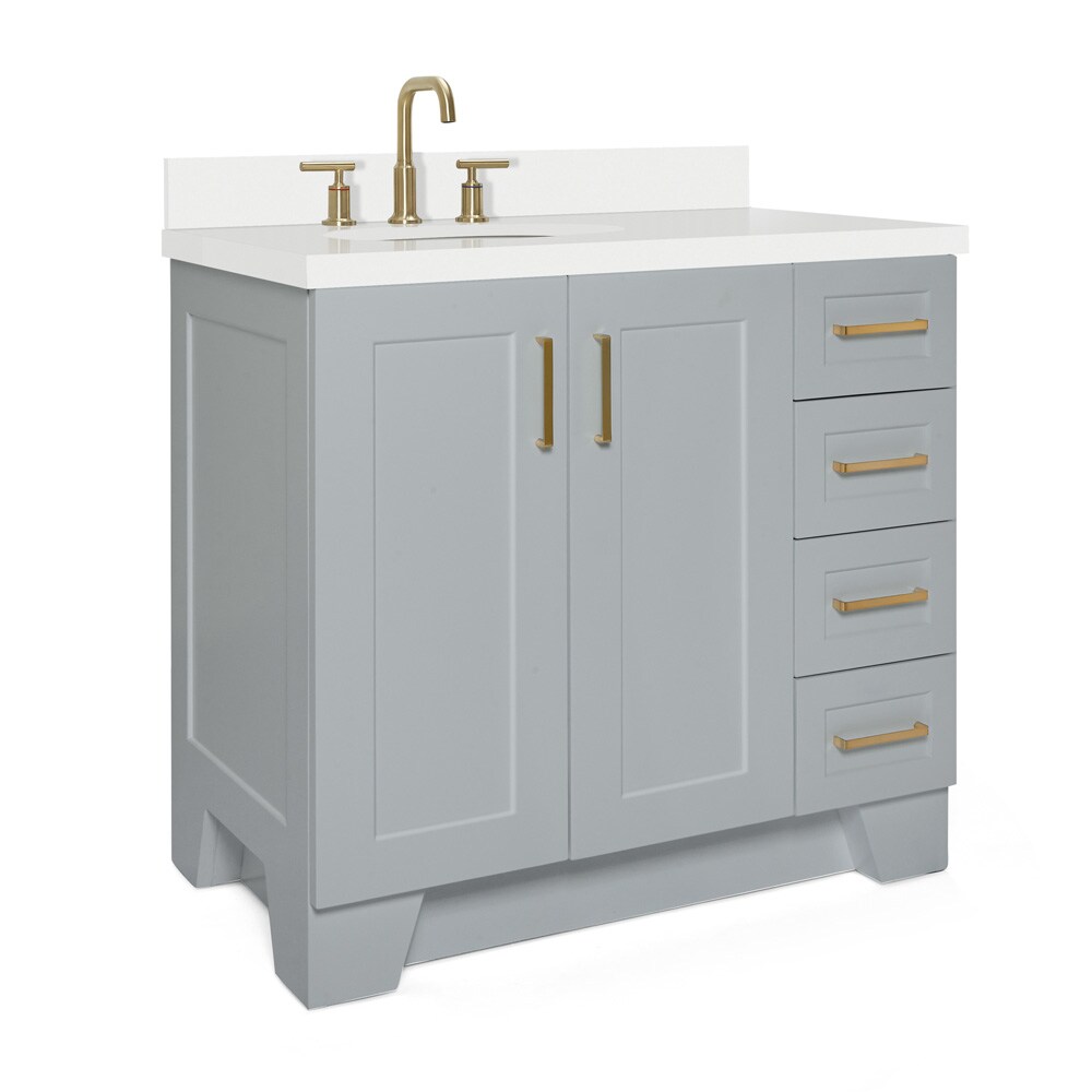 ARIEL Q037SLWQOVOGRY Bath-Vanity-Combo - View #3