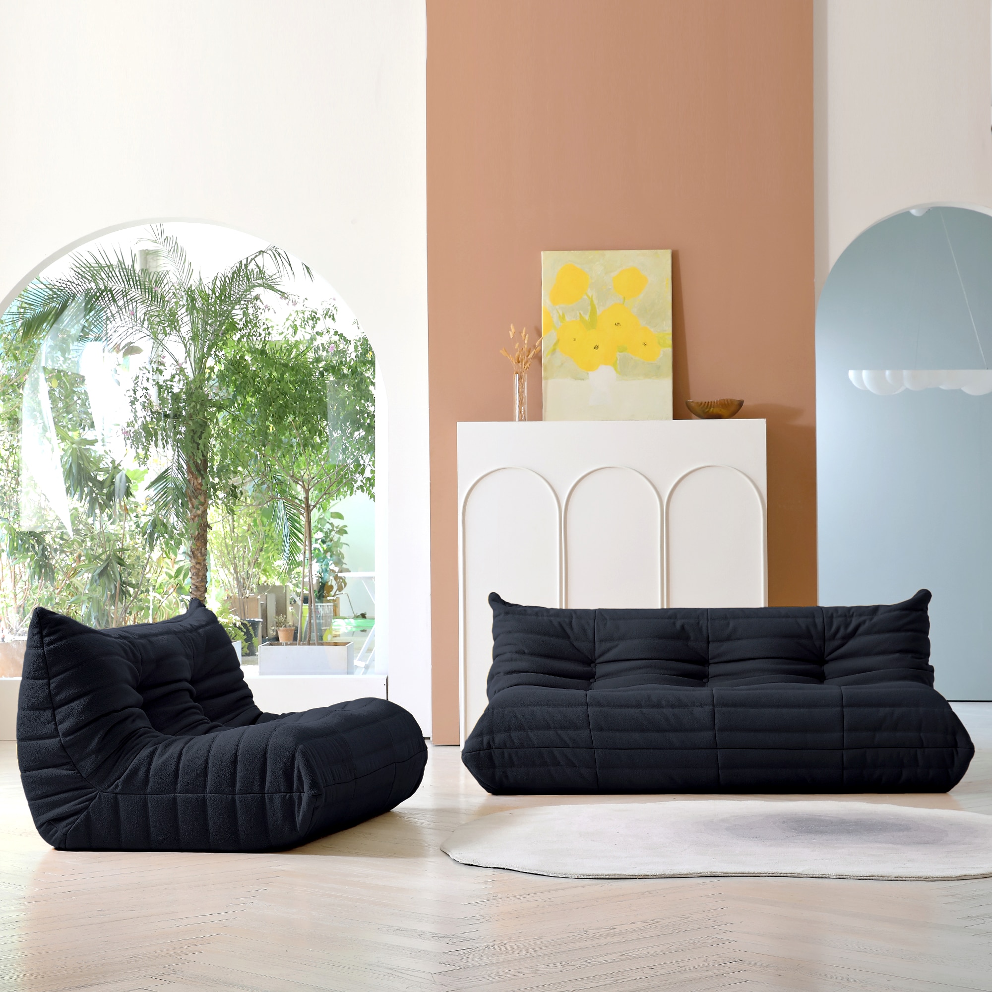 BuotiqHom DH-S2-117BK Sofas-Loveseats - View #3