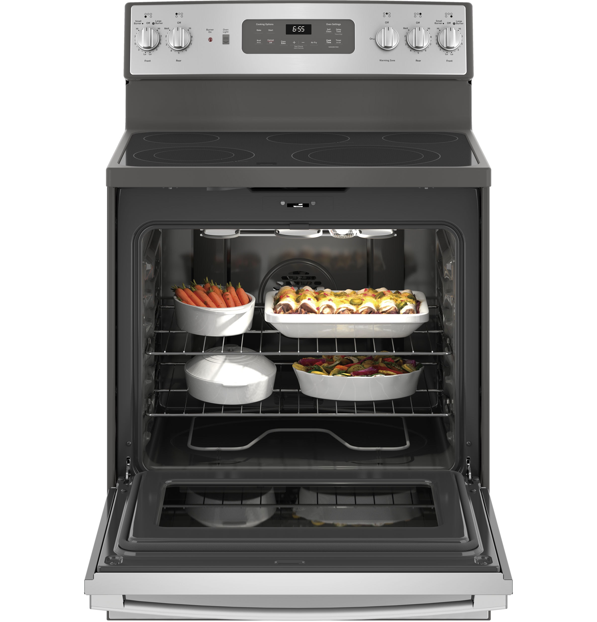 GE JB655YKFS Freestanding-Electric-Ranges - View #2