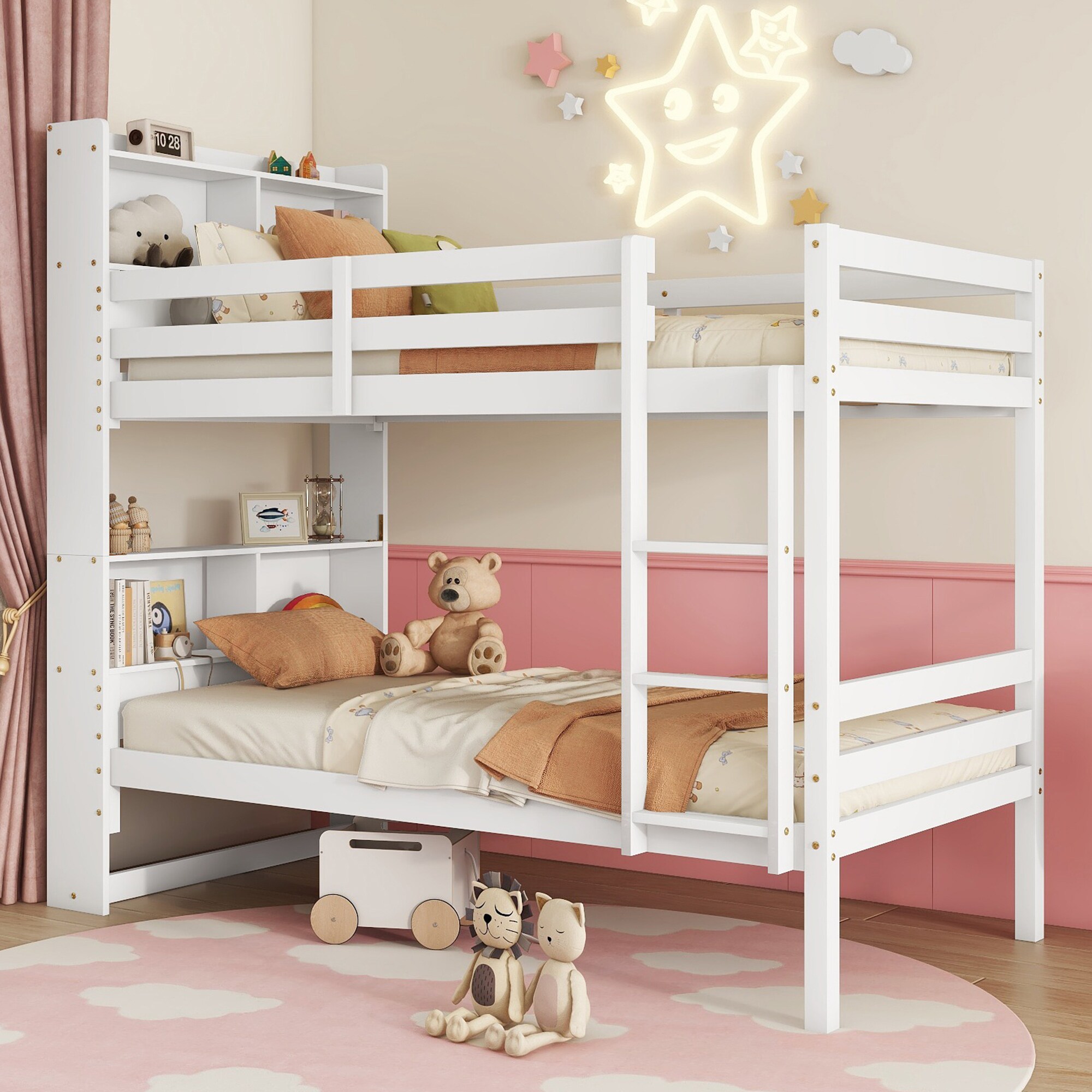 SINOFURN SYC470011WT Bunk-Beds - View #9