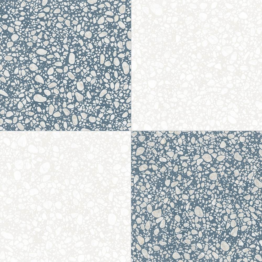 The Tile Life Terrazzo 2.0 Checkerboard Checkerboard #25 24-in x 24-in Matte Porcelain Floor and Wall Tile ( 23.26-sq ft Carton ) #TMEDL2424CB25