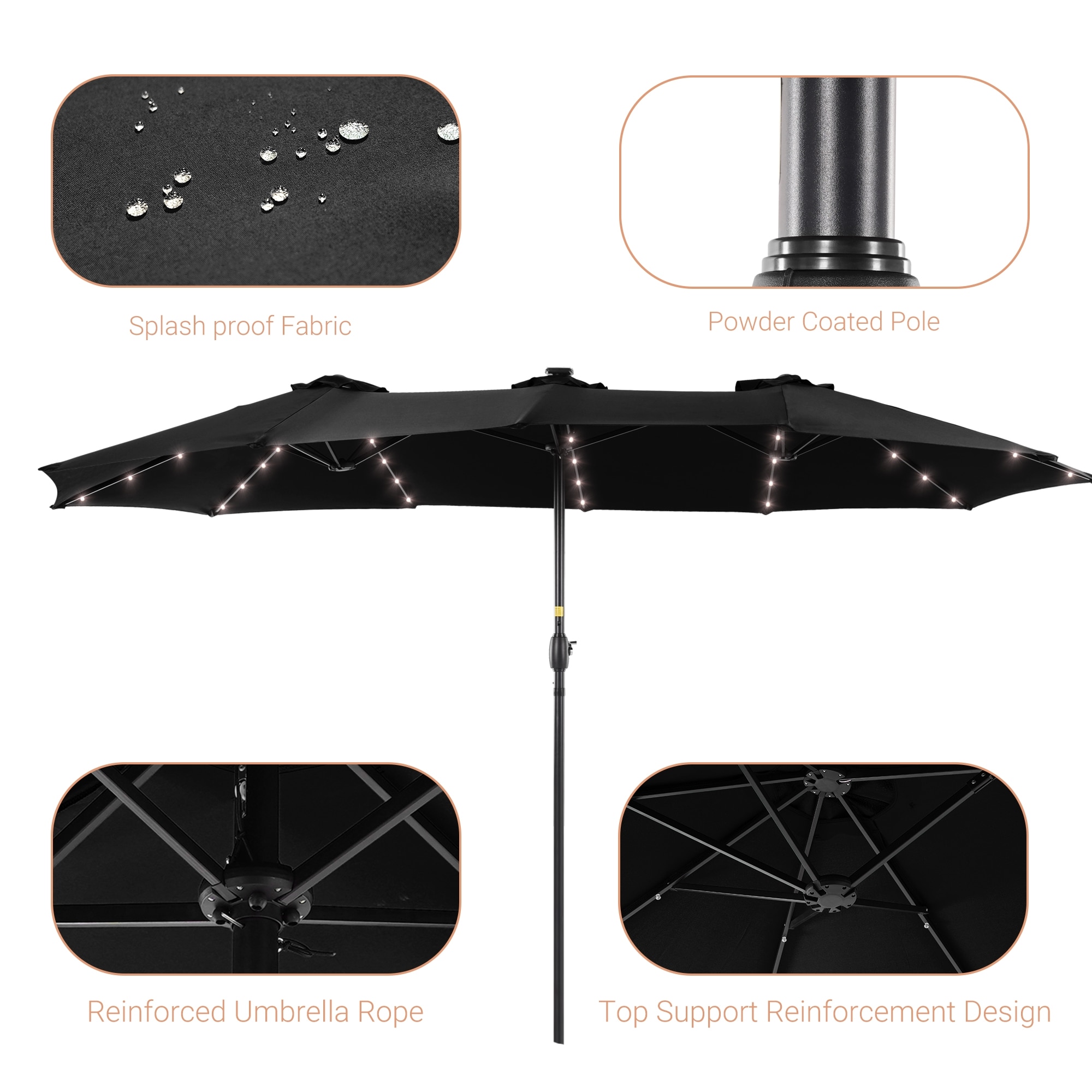 ACEGOSES LW-LED460BK Umbrellas-2 - View #6