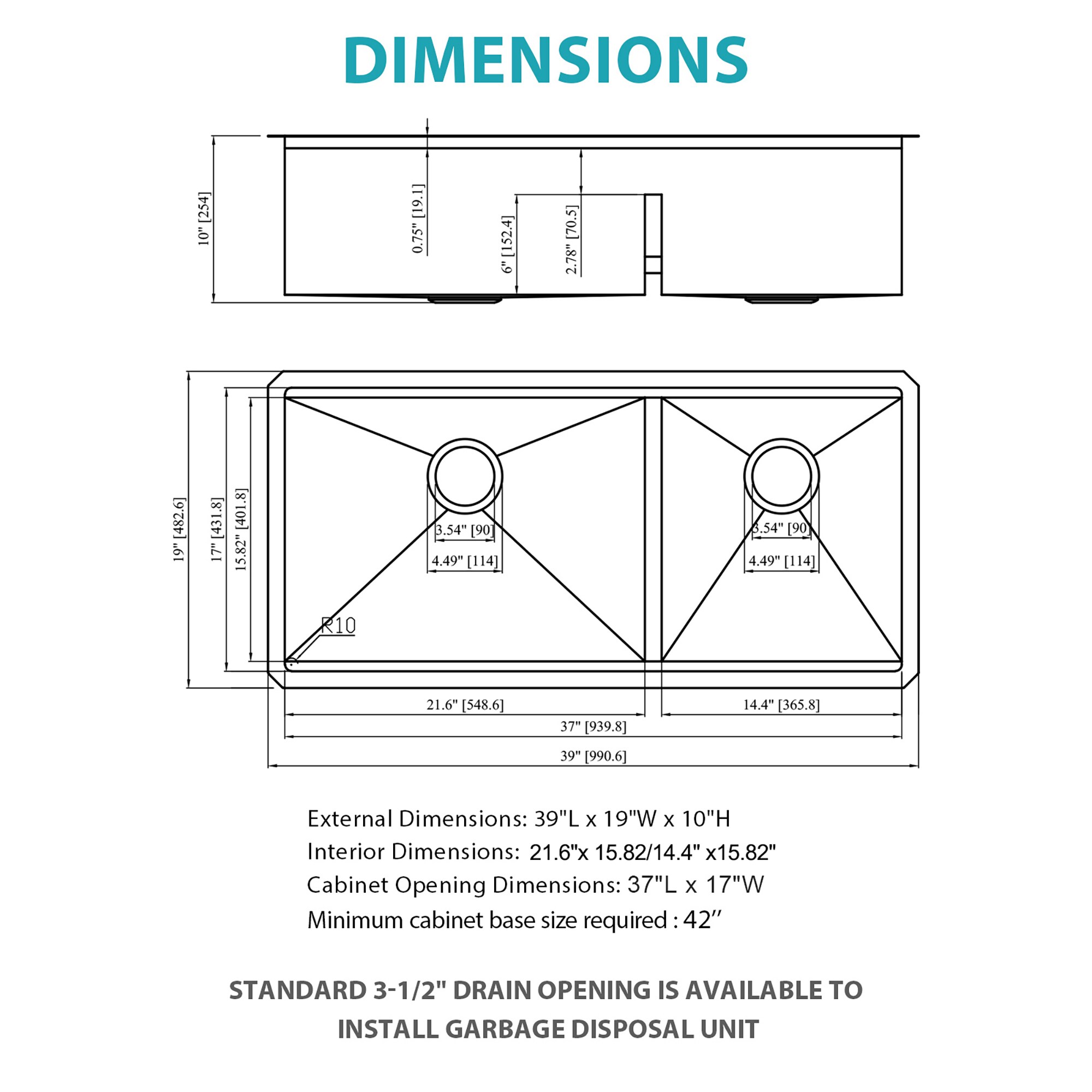 Fun Orange FUN26W5878-39 Kitchen-Sinks - View #5