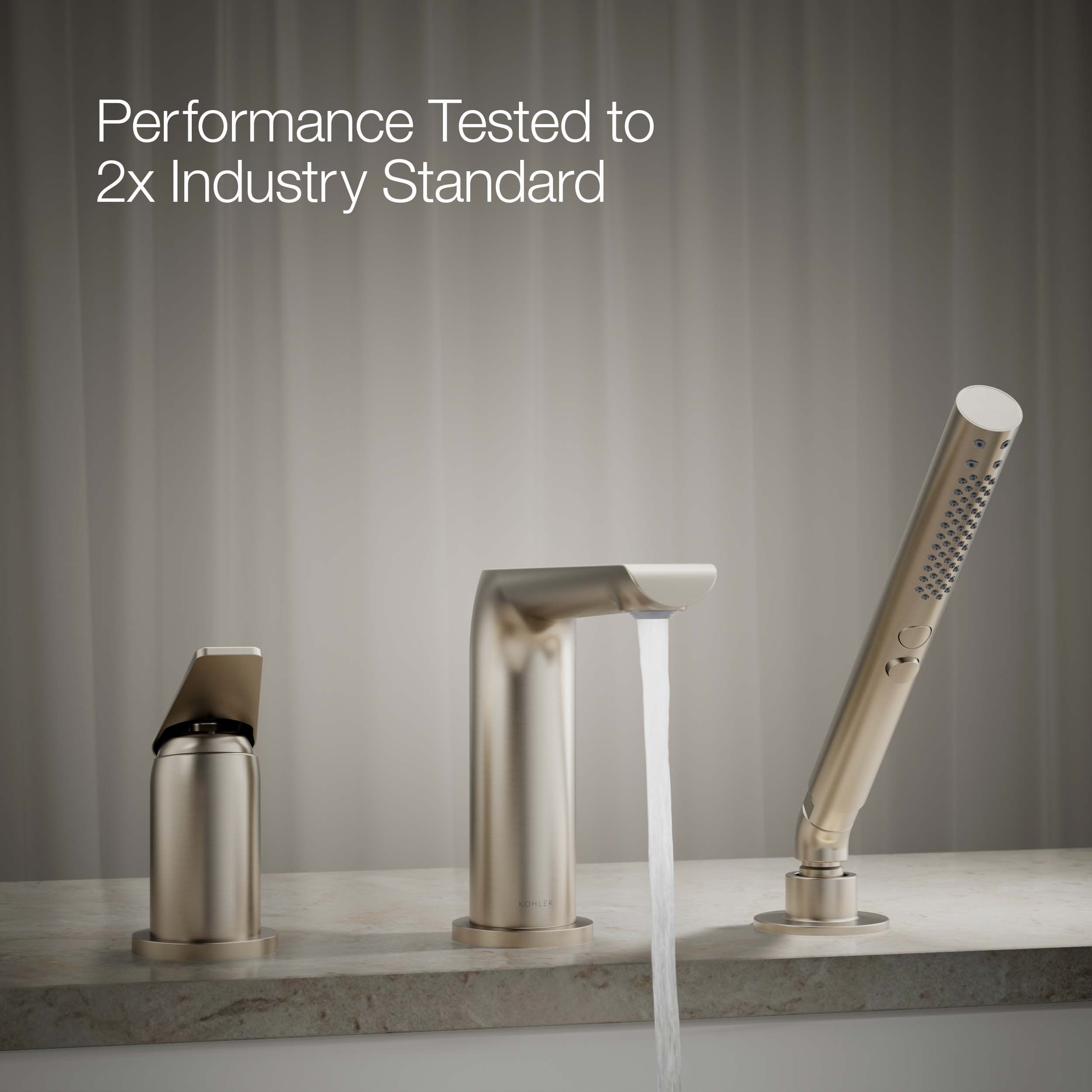 KOHLER K-97360-4-BN Roman-Tub-Faucets - View #4