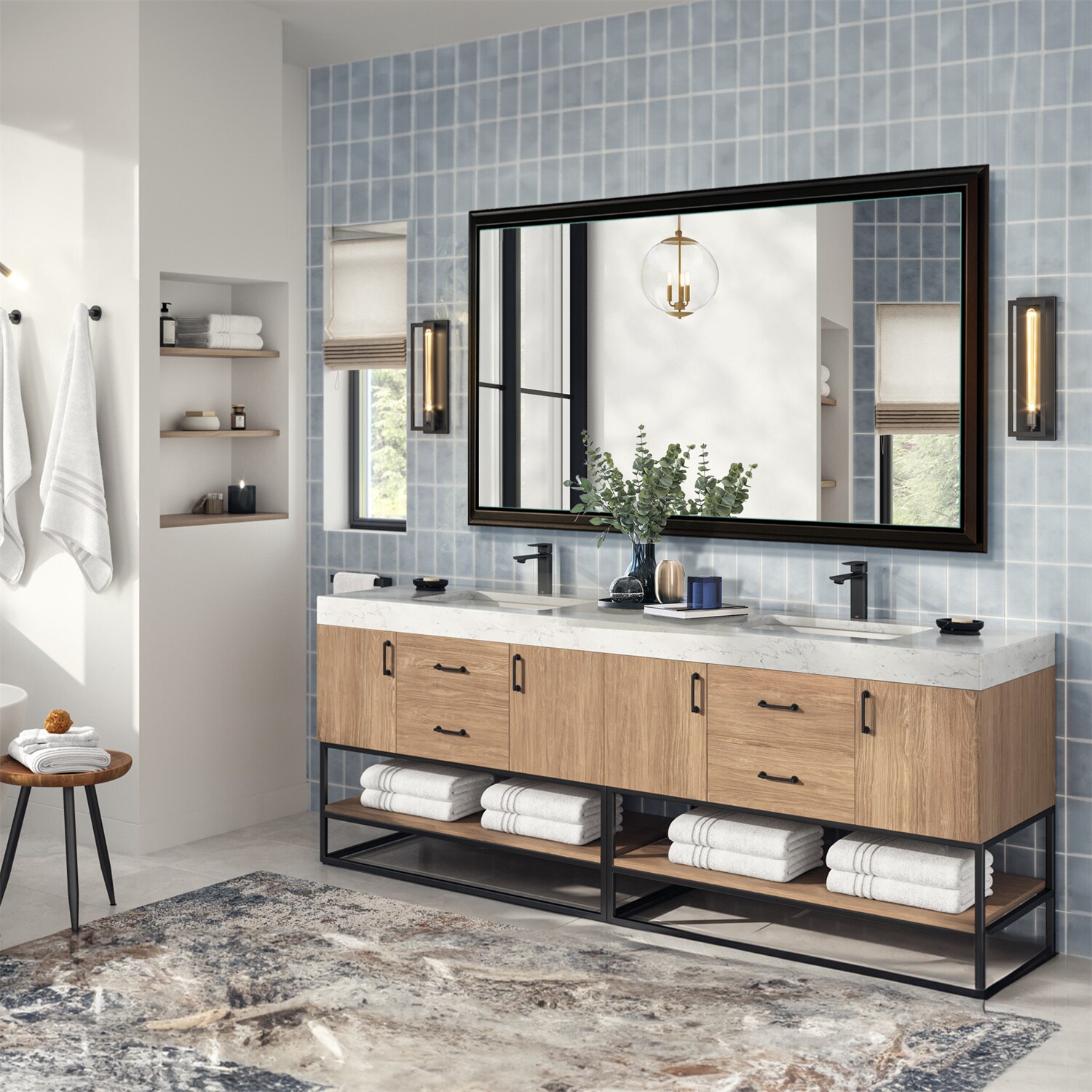 Dovelina LS-A-MR01277 Framed-Bath-Mirrors - View #3