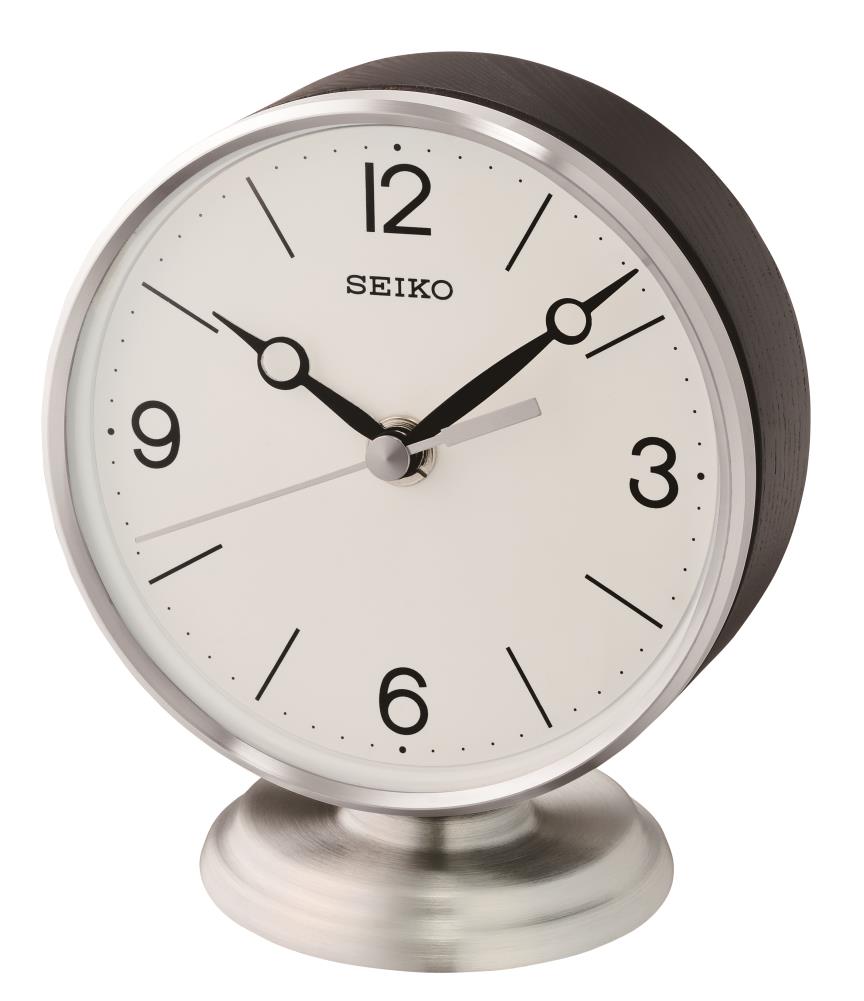 Seiko Analog Round Tabletop Clock in the Clocks department at 