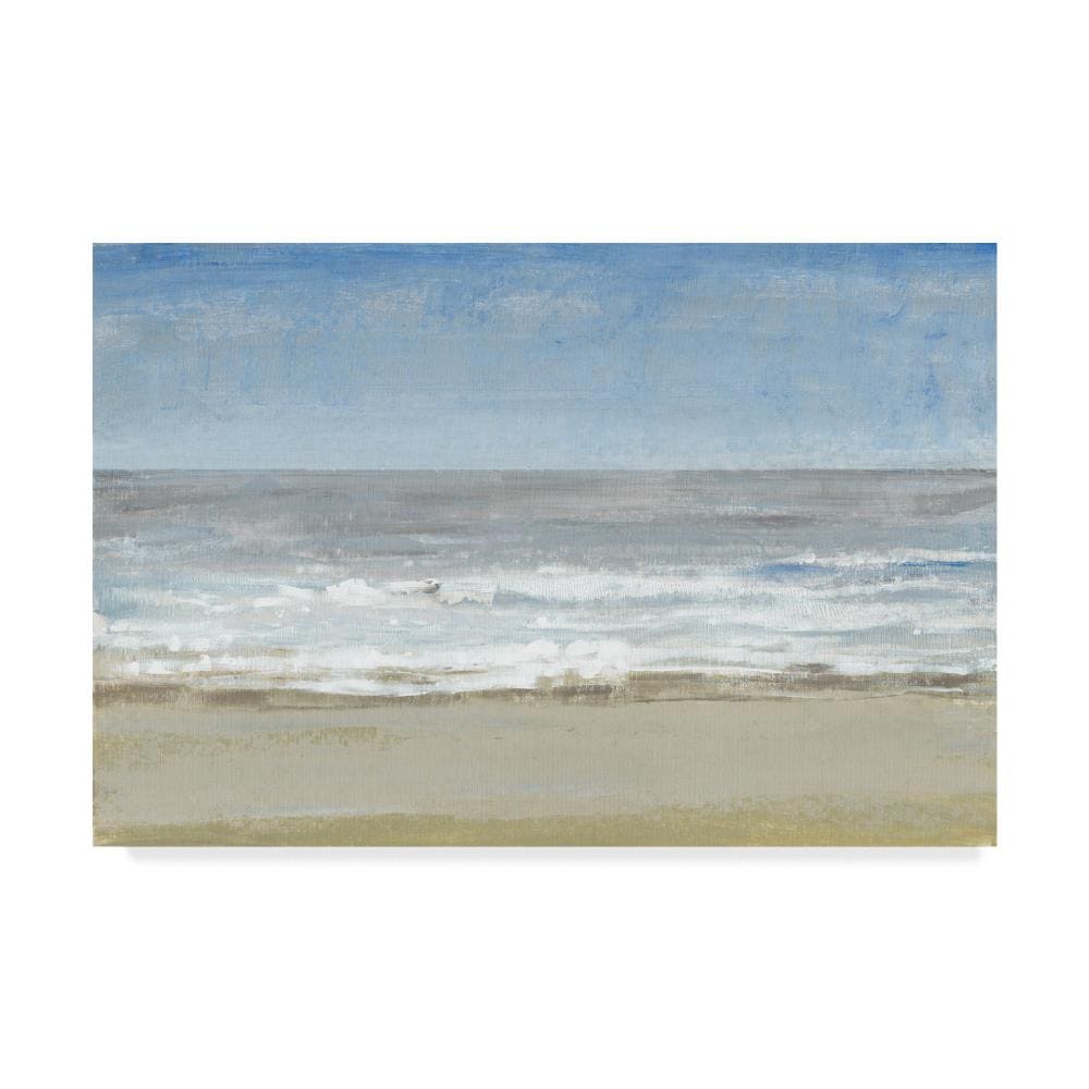 Trademark Fine Art WAG06984-C3047GG Framed 30-in H x 47-in W Abstract Print on Canvas
