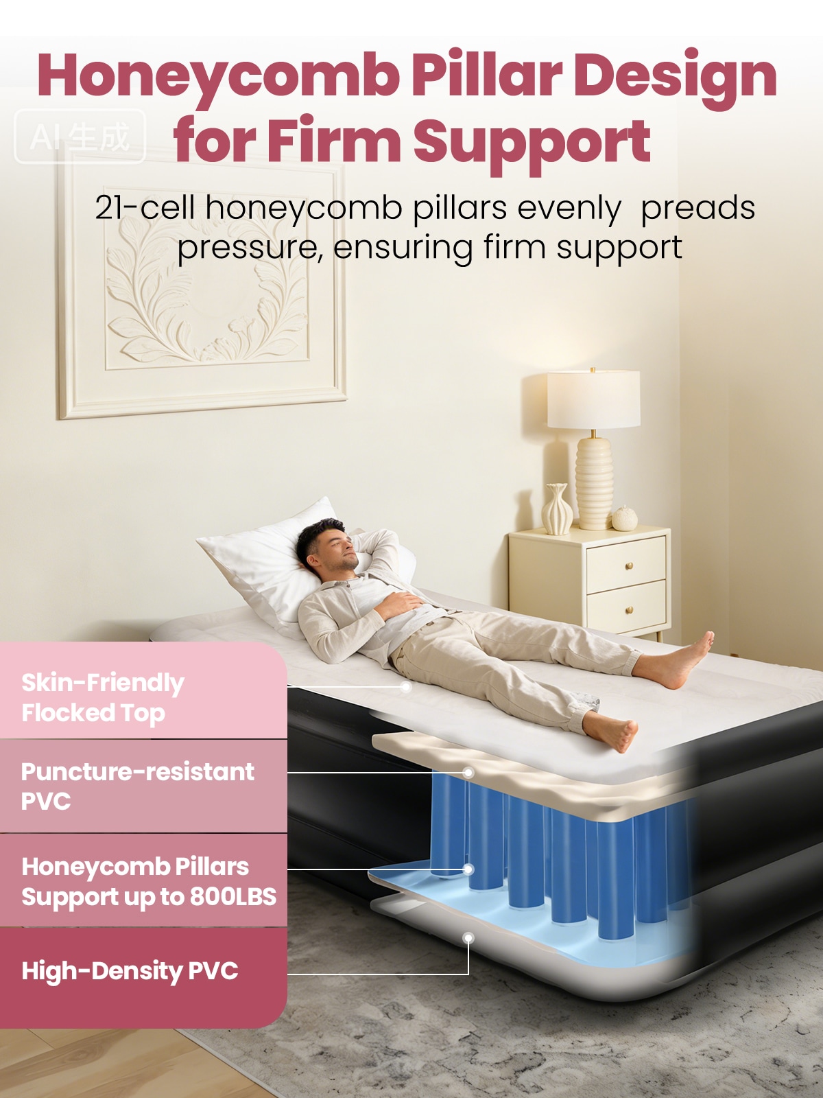 CHERIMOR CH08-TXL18-BK-V2 Air-Mattresses - View #6