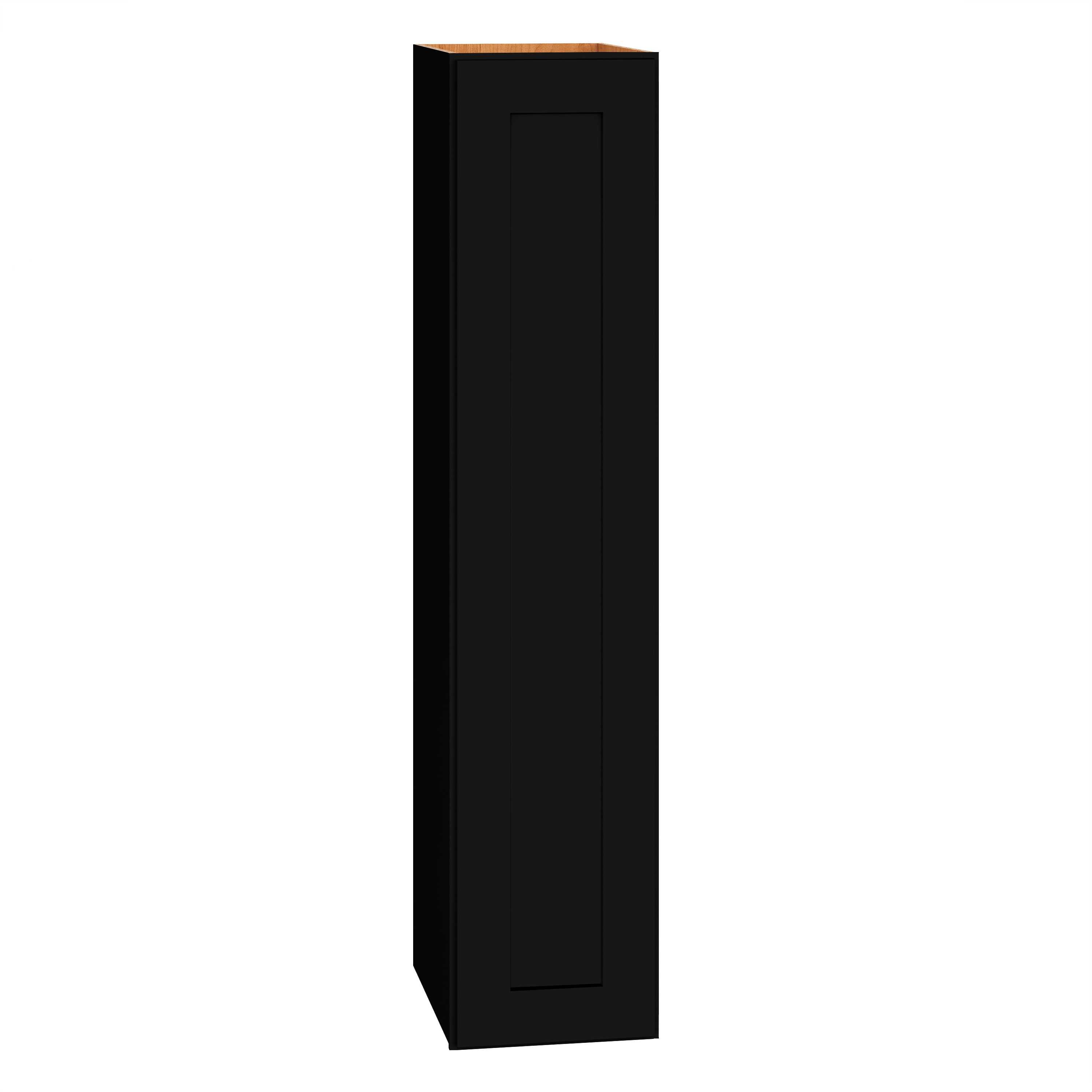 Diamond Express 61I-W942R Jamestown 9-in W x 42-in H x 12-in D Black Wall Fully assembled Plywood Cabinet (Recessed Panel Shaker)