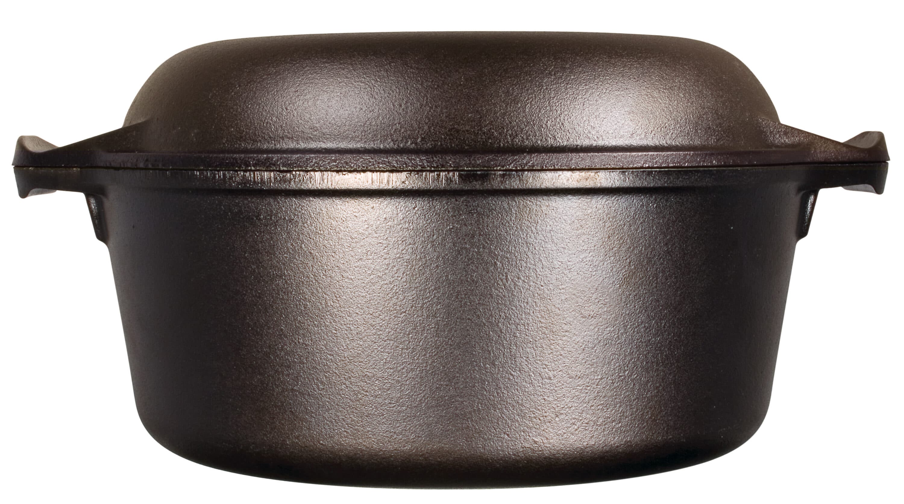 Lodge Cast Iron 5 Quart Cast Iron Double Dutch Oven, Lid Included, Dutch  Oven for Slow-Roasting, Simmering, and Baking