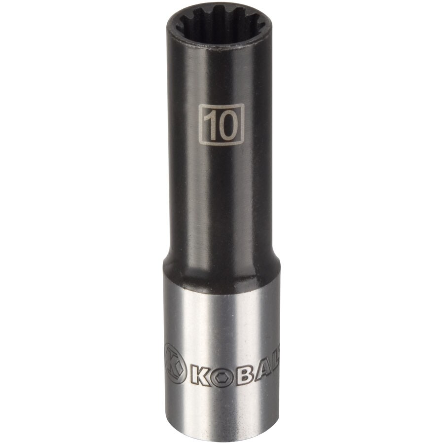 Kobalt 86139 Metric 3/8-in Drive Spline 10mm Deep Socket