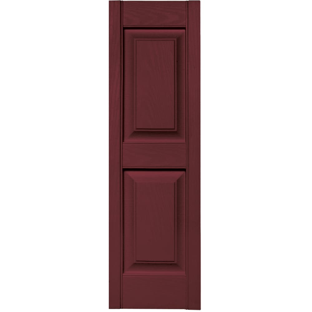 Vantage V4711243078 12-in W x 42.875-in H Wineberry Exterior Shutters