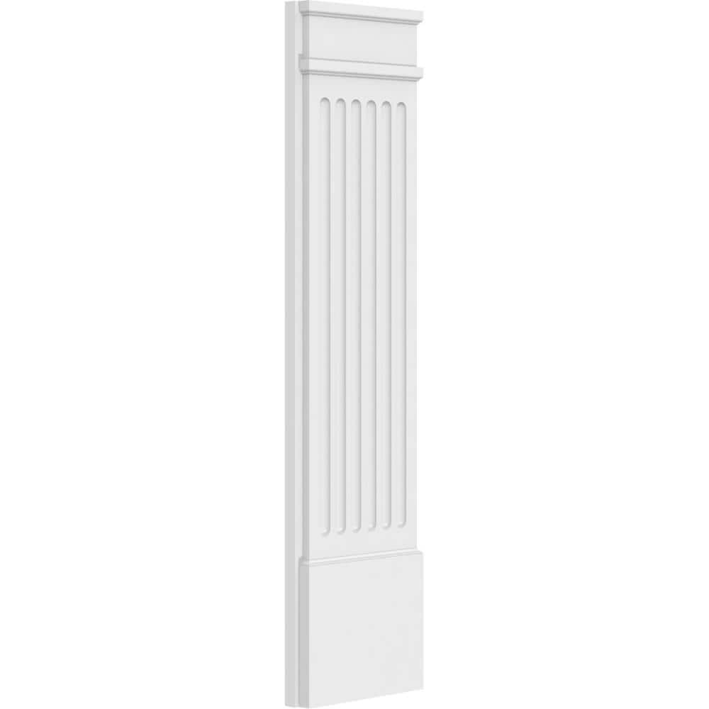 Ekena Millwork PILP12X048FL02-2 Entry-Door-Casing-Accents - View #4