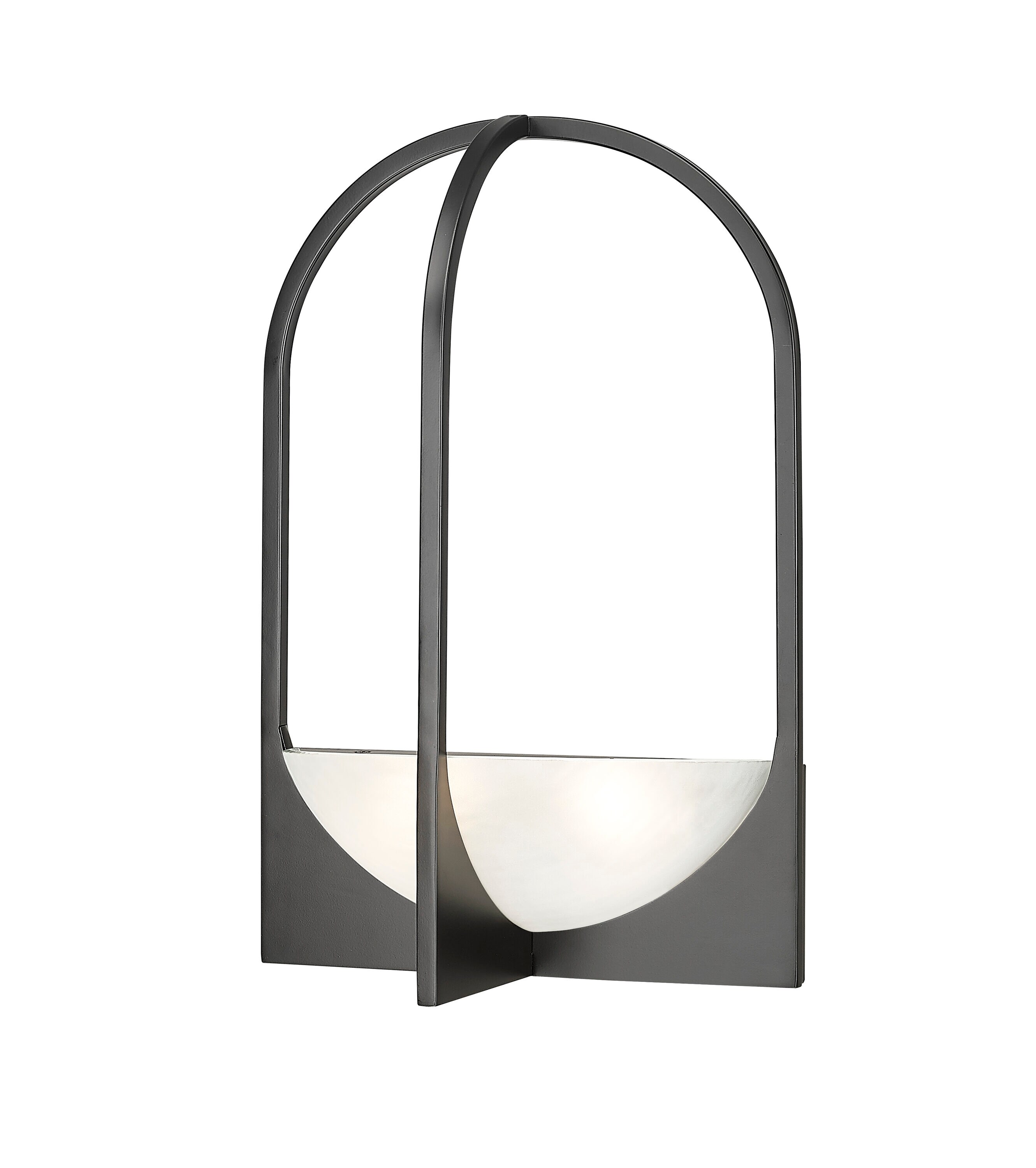 Z-Lite 1947-2S-MB Devon 12-in W 2 -Light Matte Black Transitional Wall Sconce