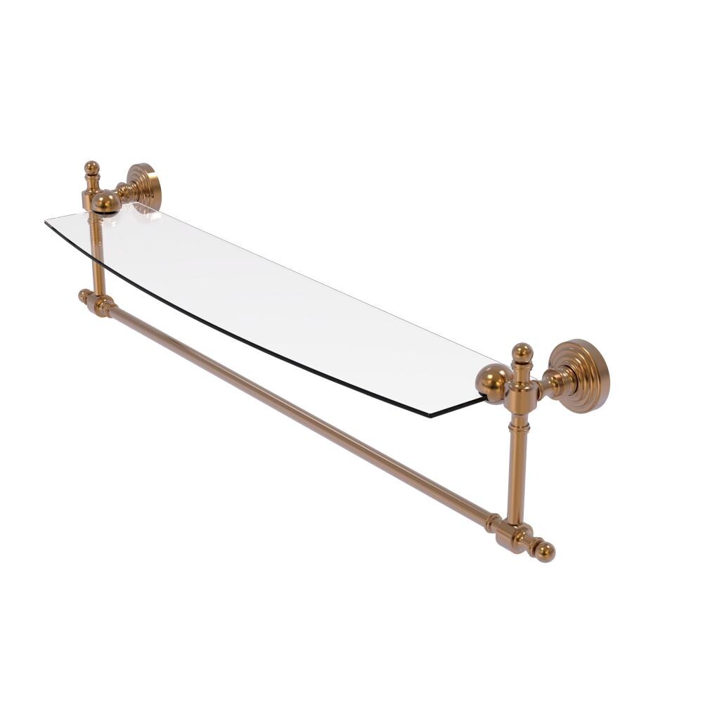 Allied Brass RW-33TB/24-BBR Retro Wave Brushed Bronze Wall mount Bathroom Shelf ( 24-in x 5-in x 5-in )