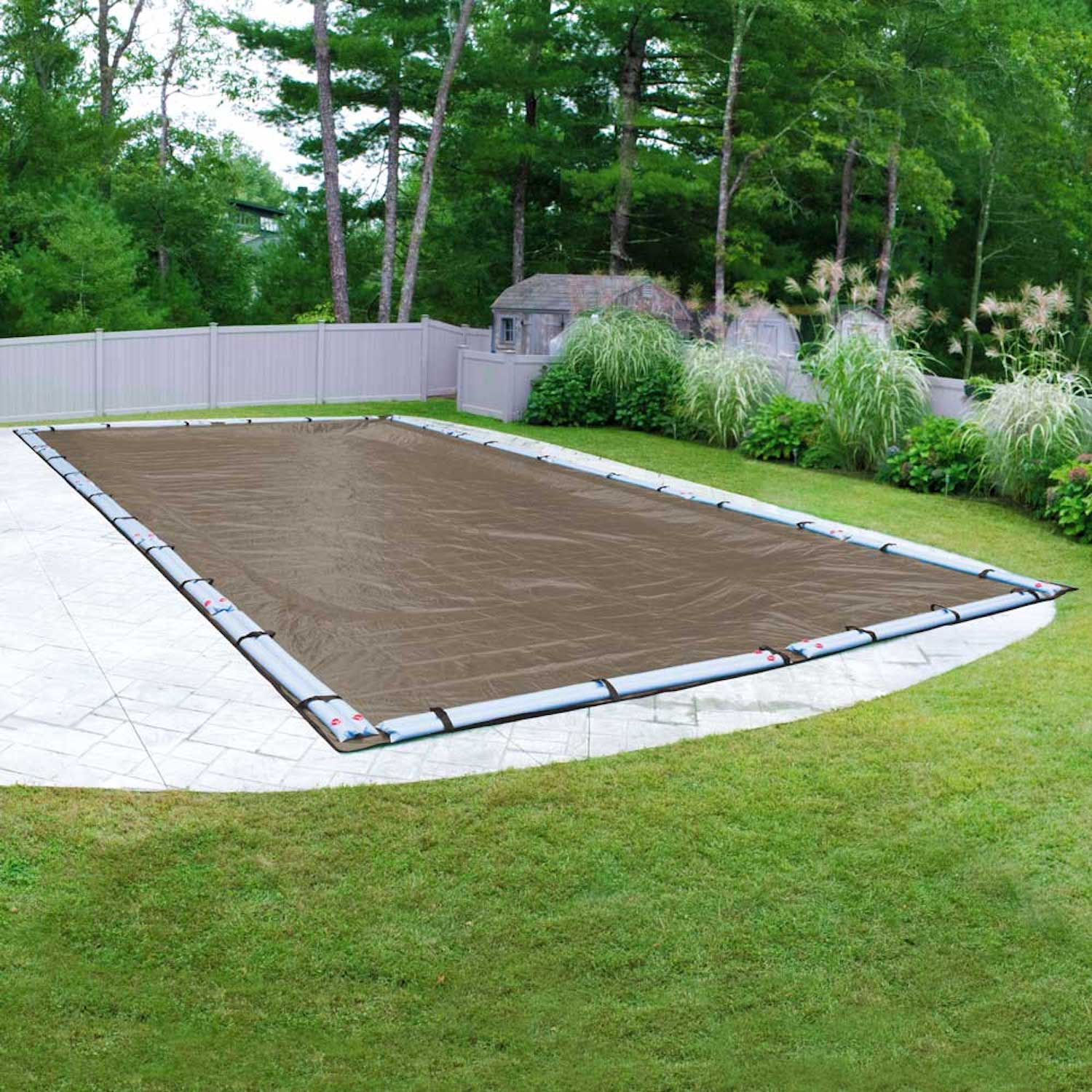 Pool Mate 431836R-PM 36-ft x 18-ft XL Mesh Polyethylene Winter Rectangle Pool Cover