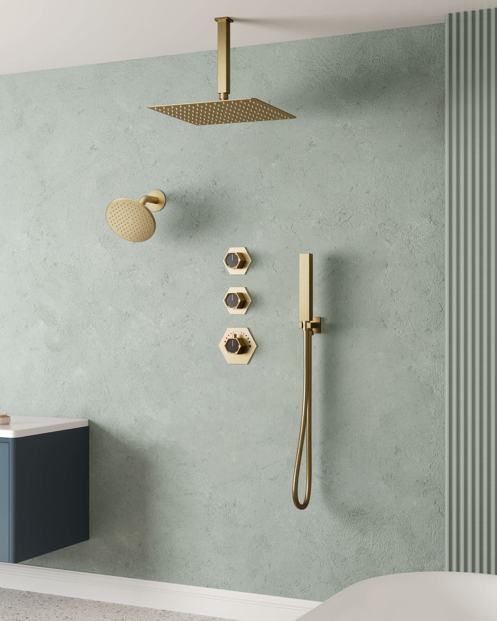 EVERSTEIN SFS-1041-GD12 Tub-Shower-Faucets - View #12