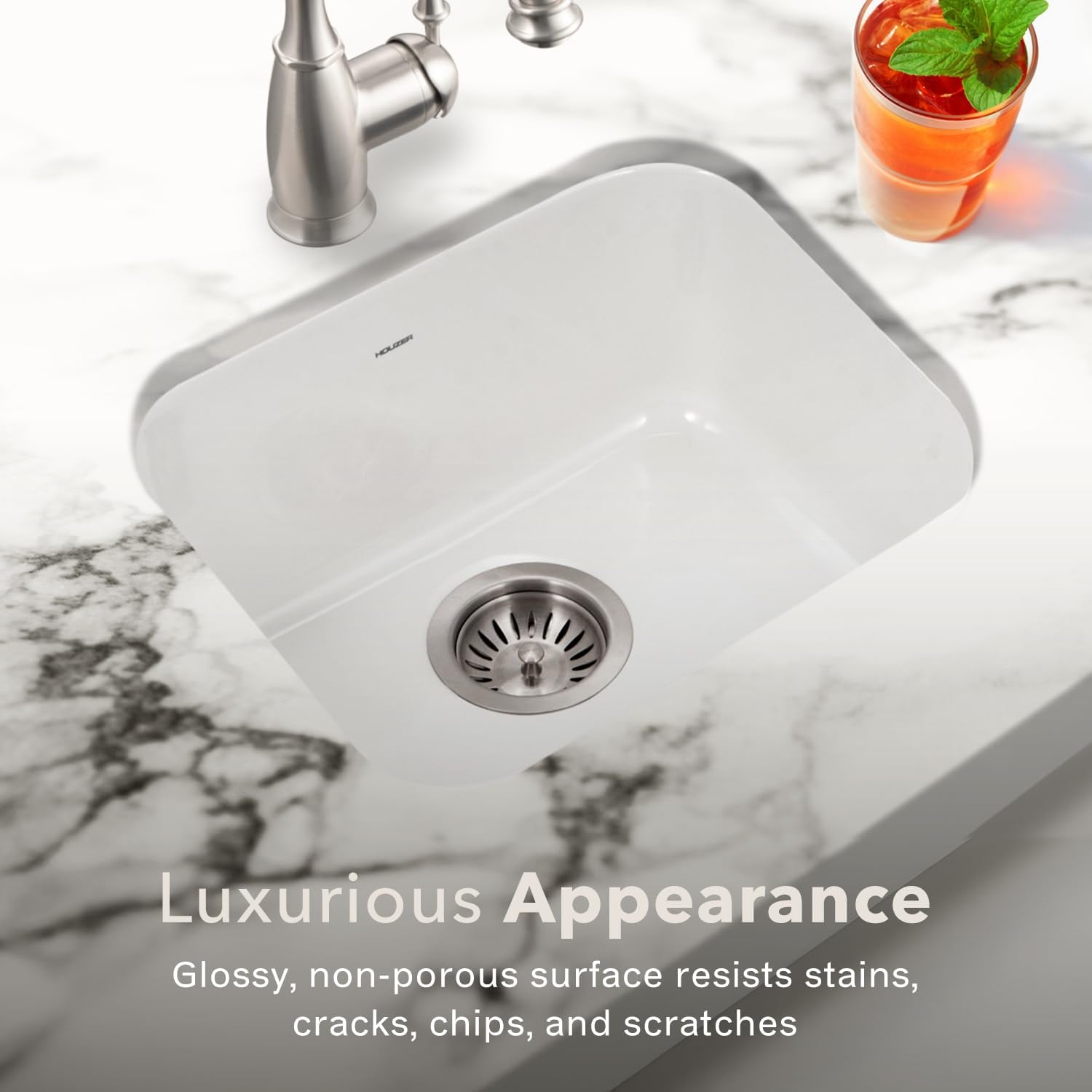 HOUZER PTB-1814 BQ-C Bar-Prep-Sinks - View #6