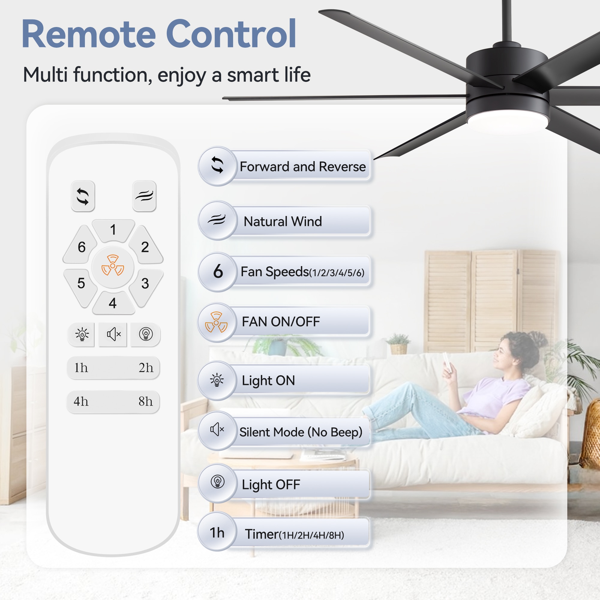 Breezary 23005-SN Ceiling-Fans - View #12
