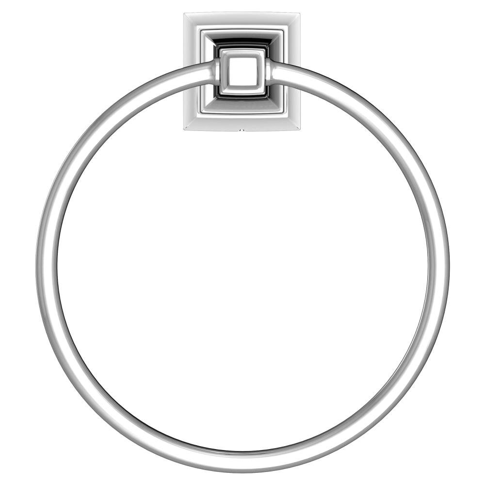 American Standard 7455190.002 TS Series Polished Chrome Wall mount Single Towel Ring