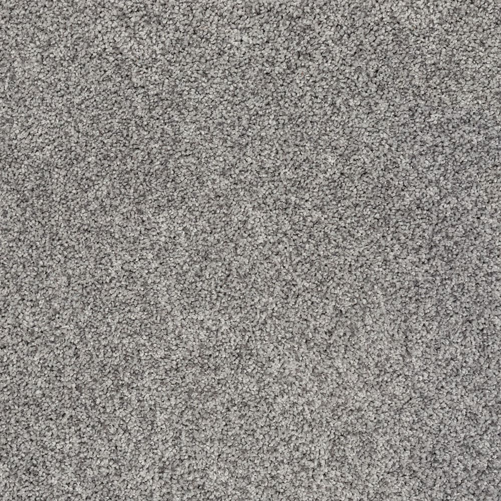 STAINMASTER SS004-L005-0808 (Sample) Comfort Walk III Cloudburst Gray 70-oz sq yard Polyester Textured Indoor Carpet