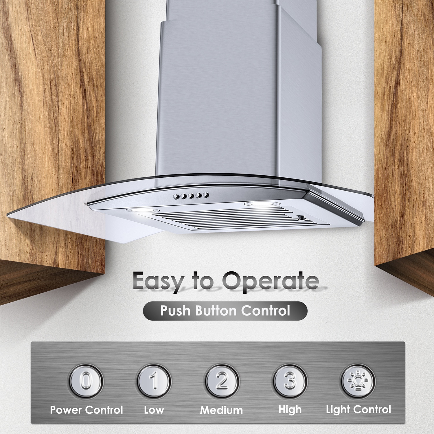 Damerin T11246 Wall-Mounted-Range-Hoods - View #4