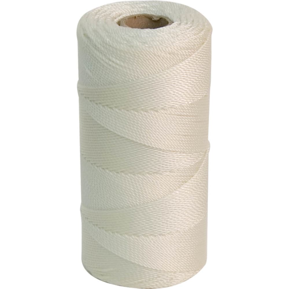 Elitexion Twine Mason Line #18 x 500ft, Twisted Nylon Strong Twine String – 100% Pure White Nylon – DIY, Crafts, Arts, Fishing, Camping & More (Pack