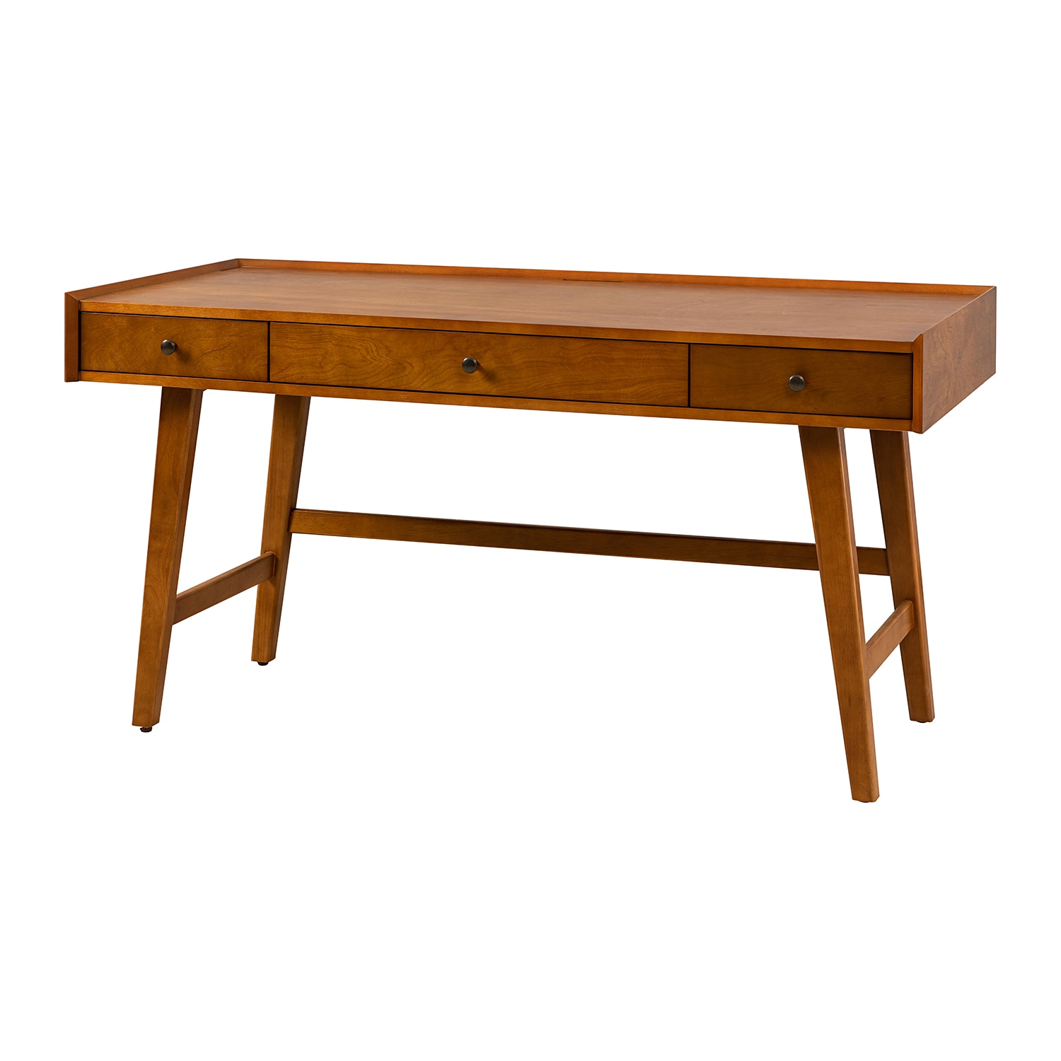 14 Karat Home Edward 60-in Brown Casual Rubberwood Standing desk