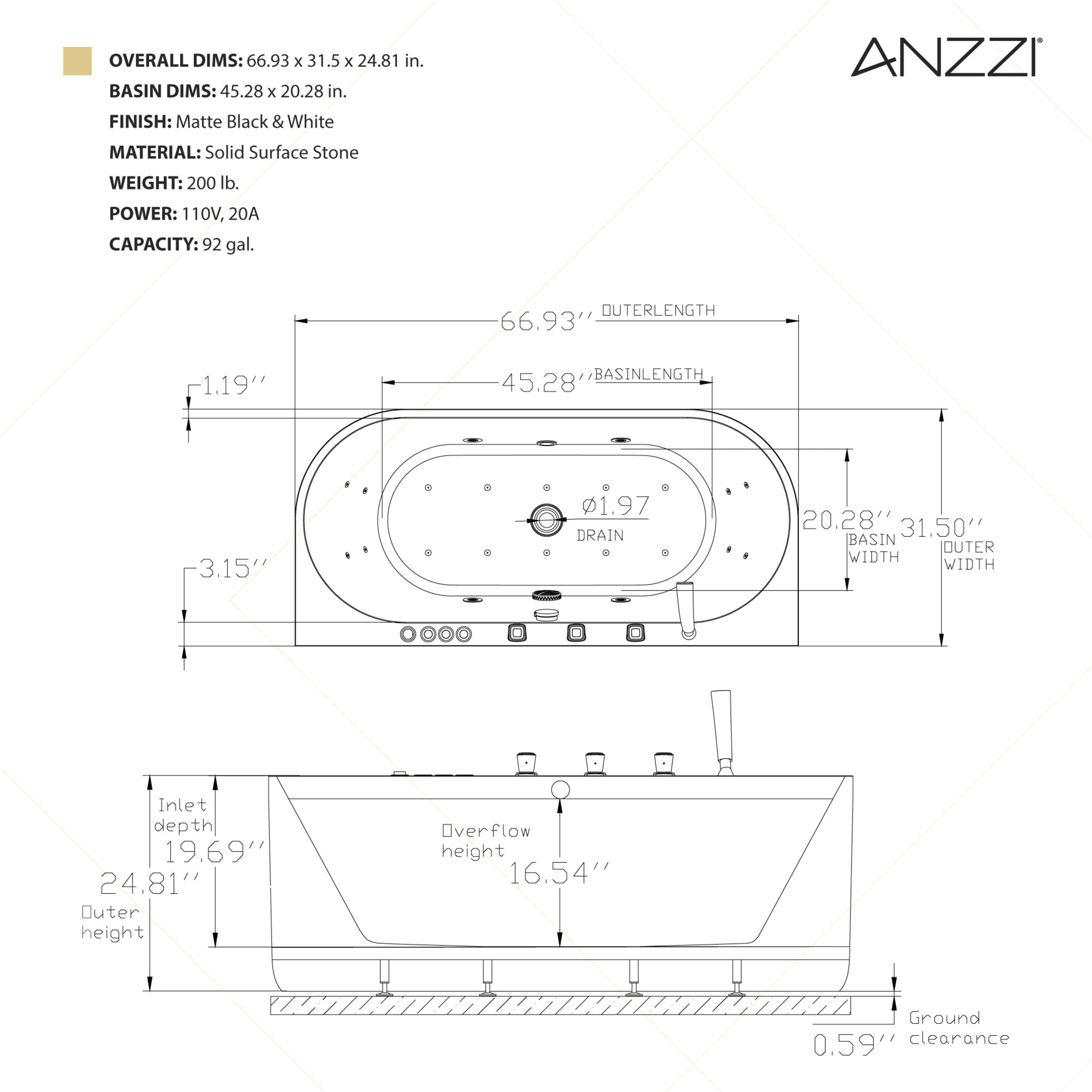 ANZZI FT-AZ514 bathtubs - View #6