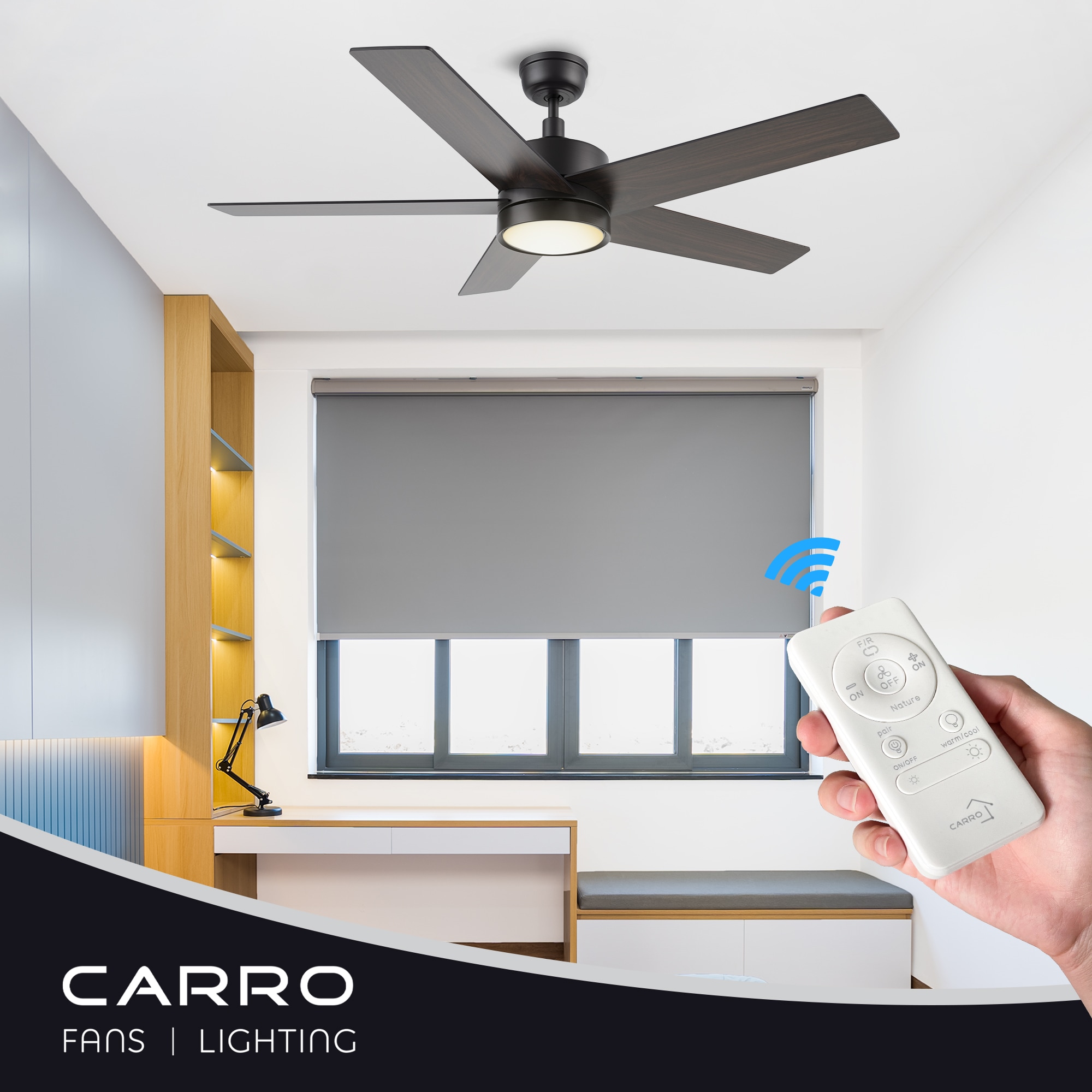 CARRO USA LCFR525E5-L11-BG-1 Ceiling-Fans - View #4