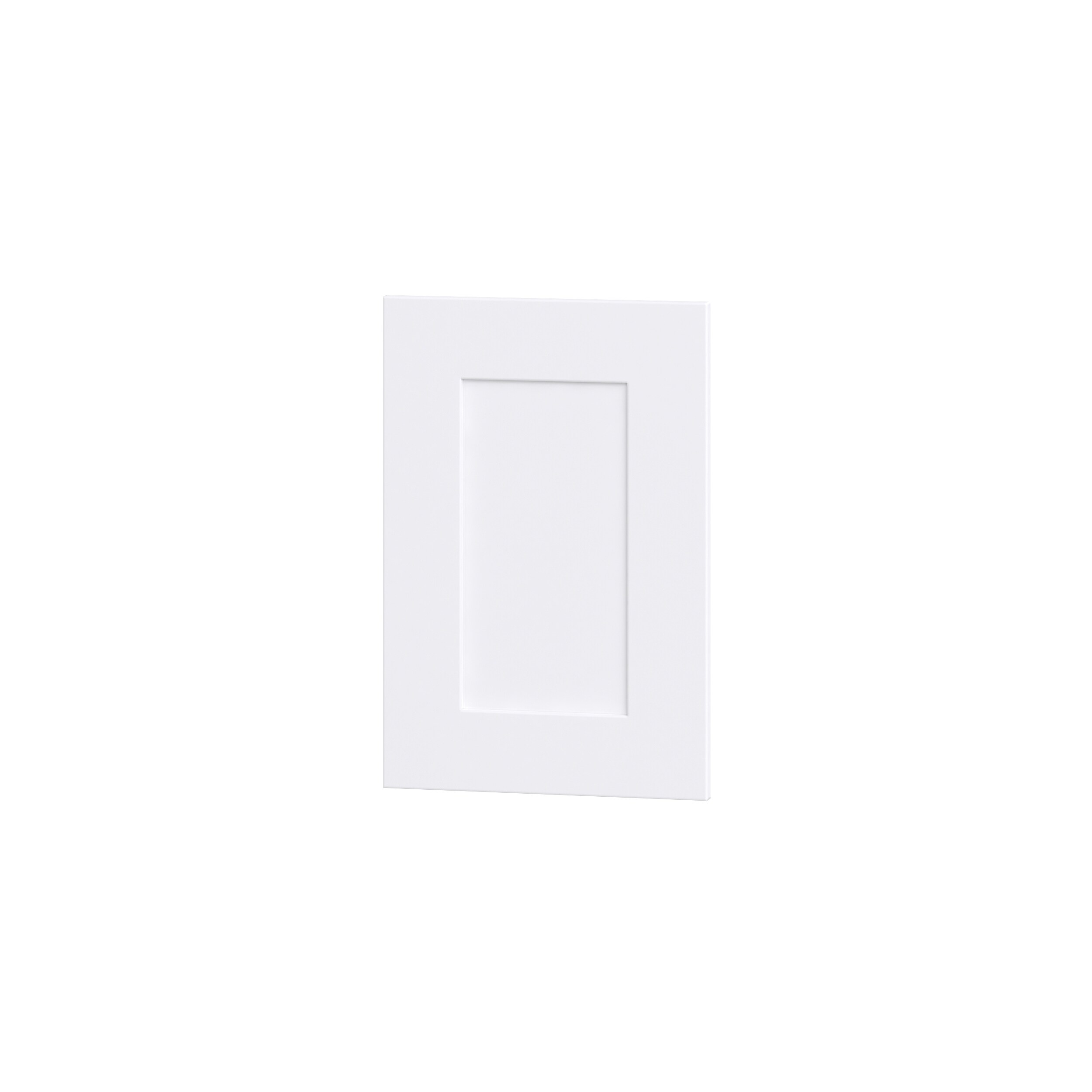 Hugo&Borg DSDR13.520-JO Jolie 13.5-in W x 20-in H Warm White Shaker Wall cabinet door (Fits 15-in wall box )