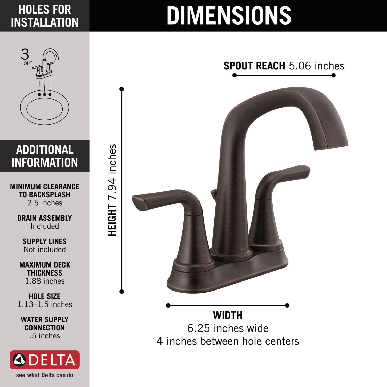 Delta 25890LF-RB Lavatory-Faucets - View #3