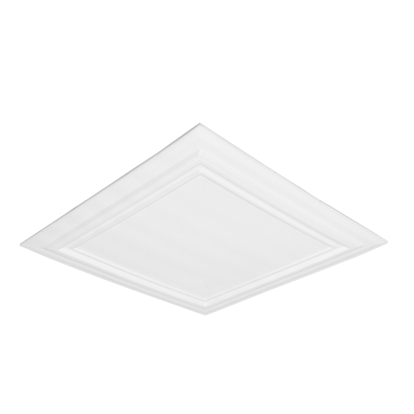 GIVIMO 96-Pack White Polystyrene Ceiling Tiles 20 x 20-in Glue-Up Drop Ceiling Panels for Large Area Renovation 266 sq ft Coverage