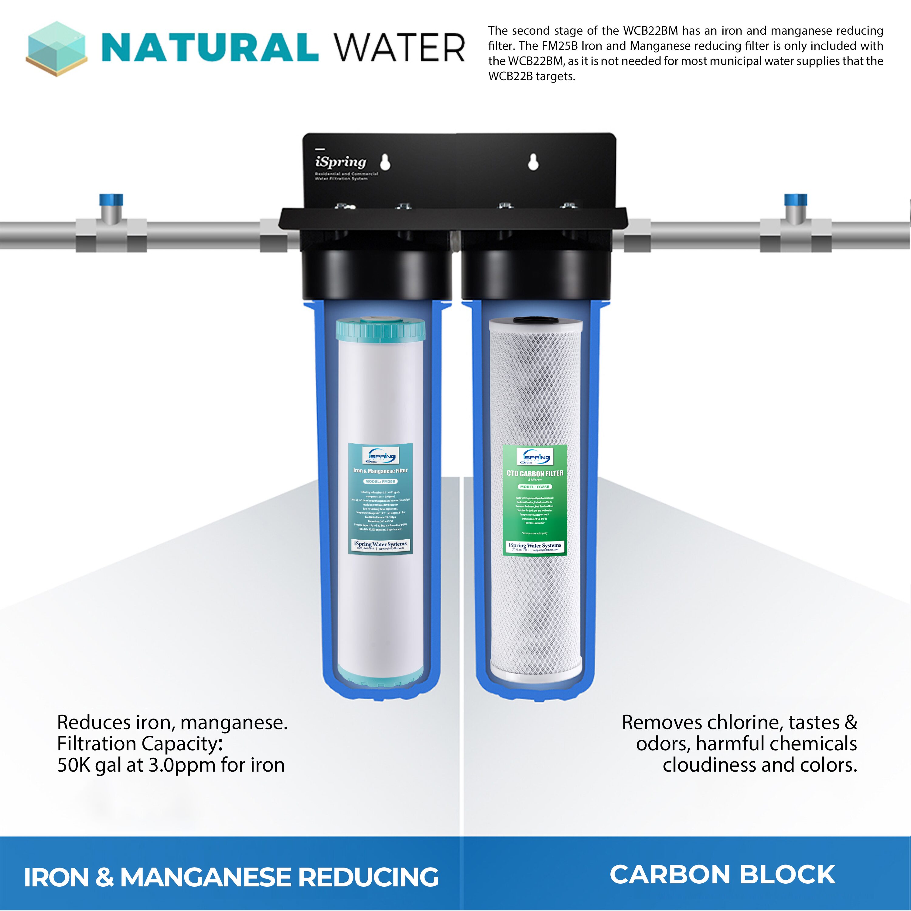 CAMCO TastePURE Single-Stage Carbon Block Whole House Water