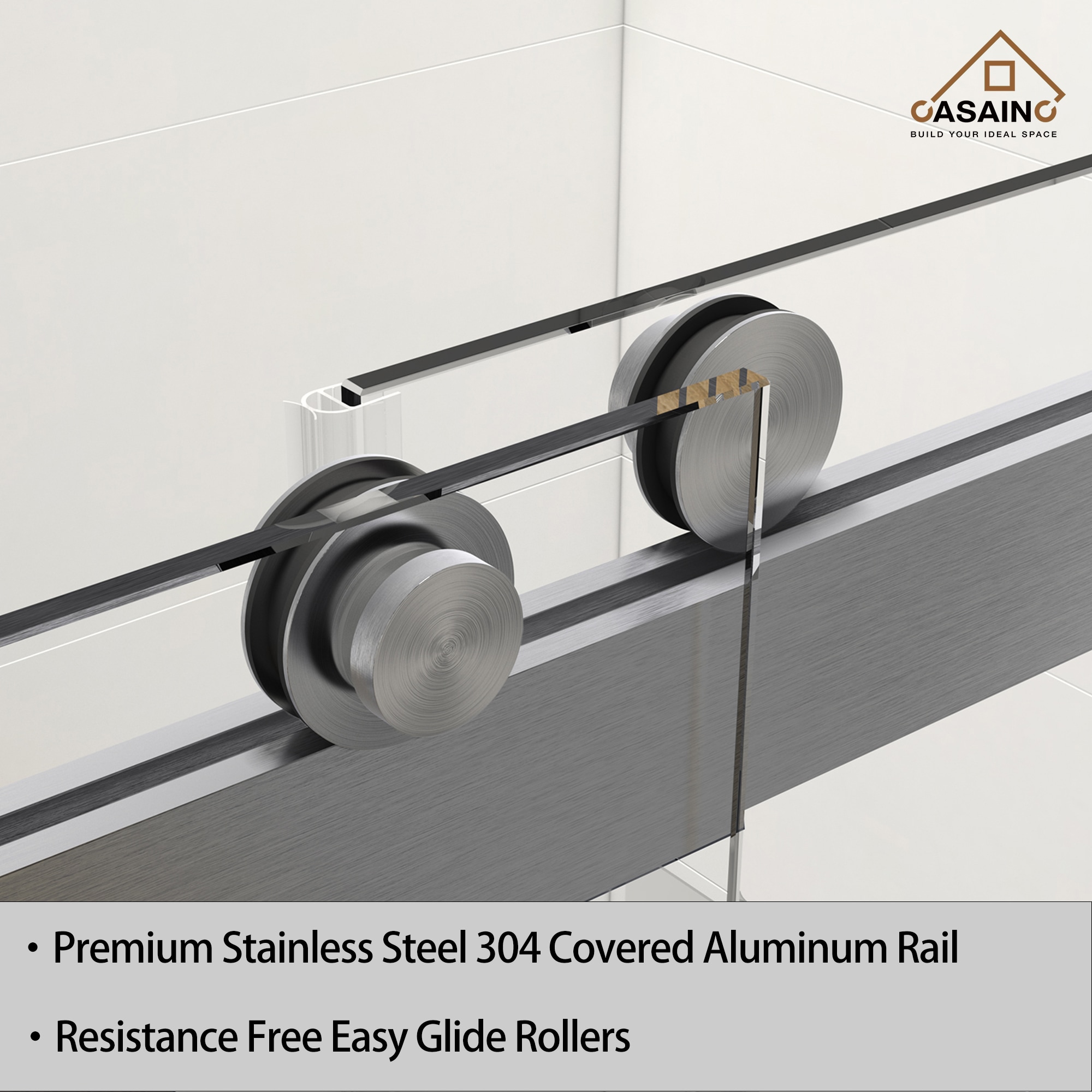 CASAINC EXB-BP05P2-BN Shower-Doors - View #8