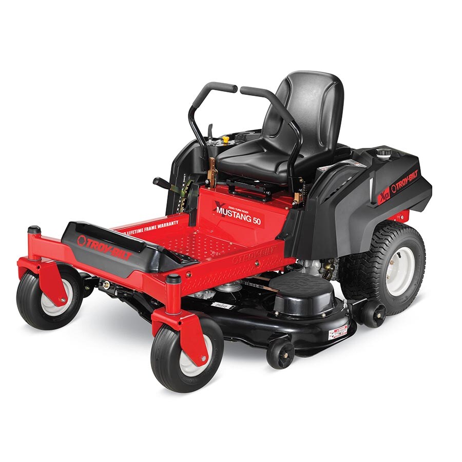 Troy-Bilt Mustang 25-HP V-twin Dual Hydrostatic 50-in Zero-turn Lawn ...