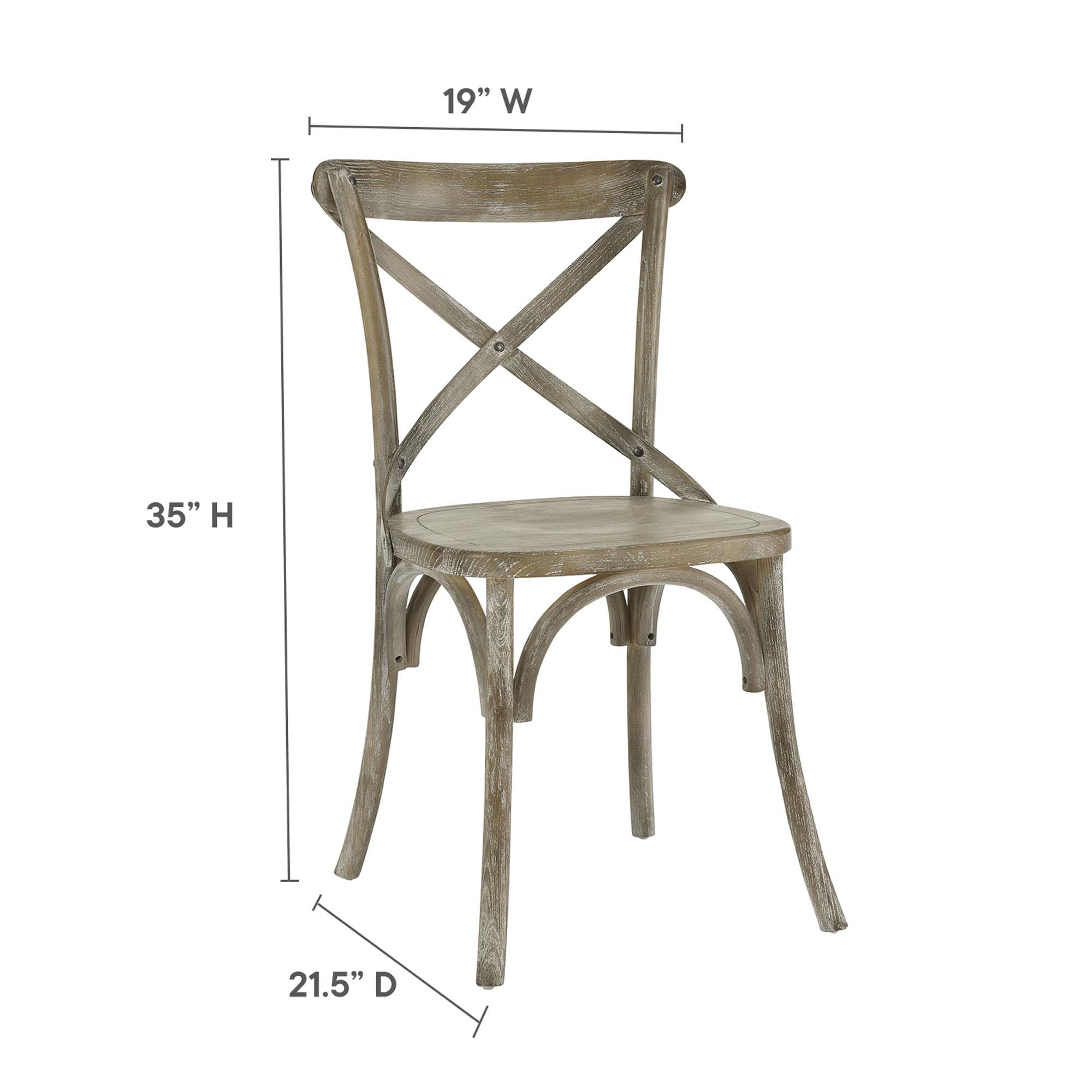 Modway EEI-5564-GRY Dining-Chairs - View #3