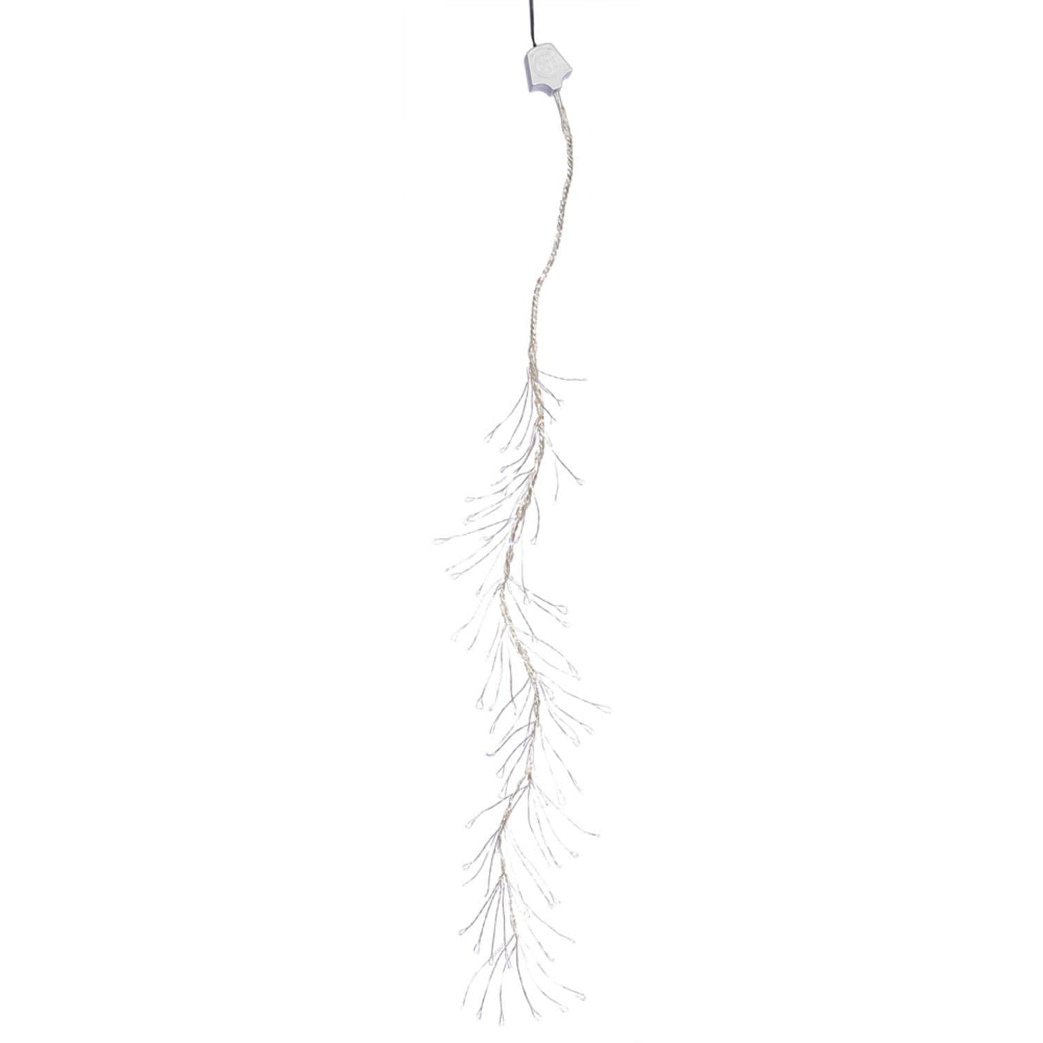 Vickerman 50-Count 15-ft White LED Plug-In Indoor Christmas String